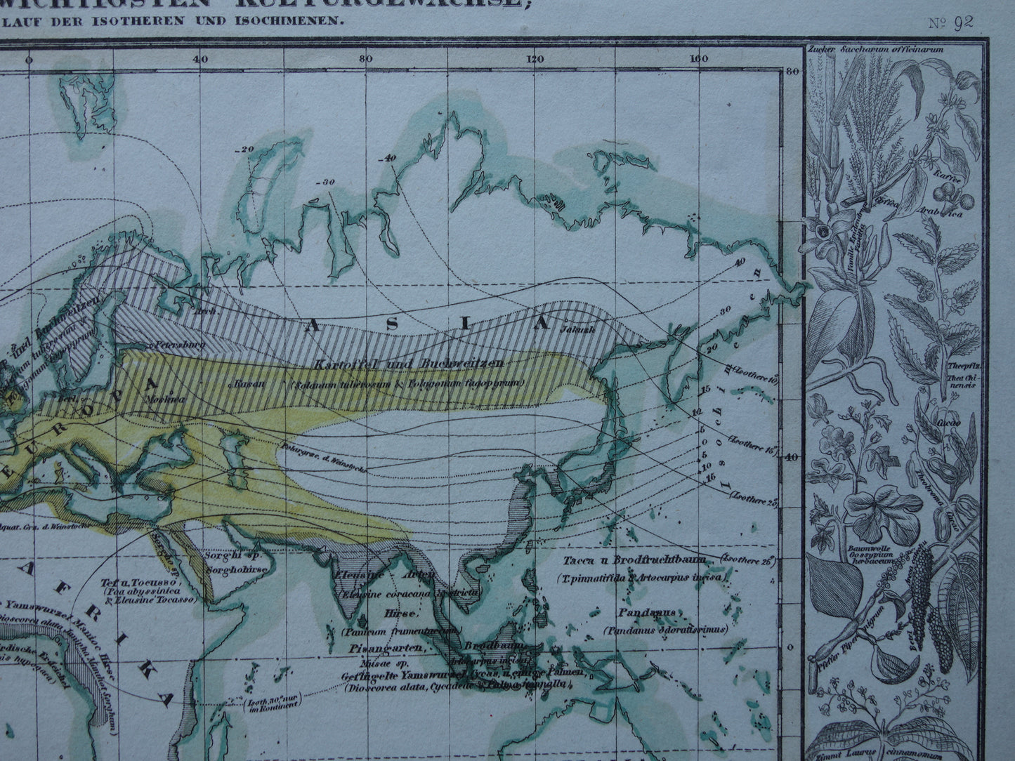 SCANDINAVIE antieke kaart van Zweden, Noorwegen en Denemarken 170+ jaar oude landkaart van Scandinavië uit 1849 - originele vintage historische kaarten