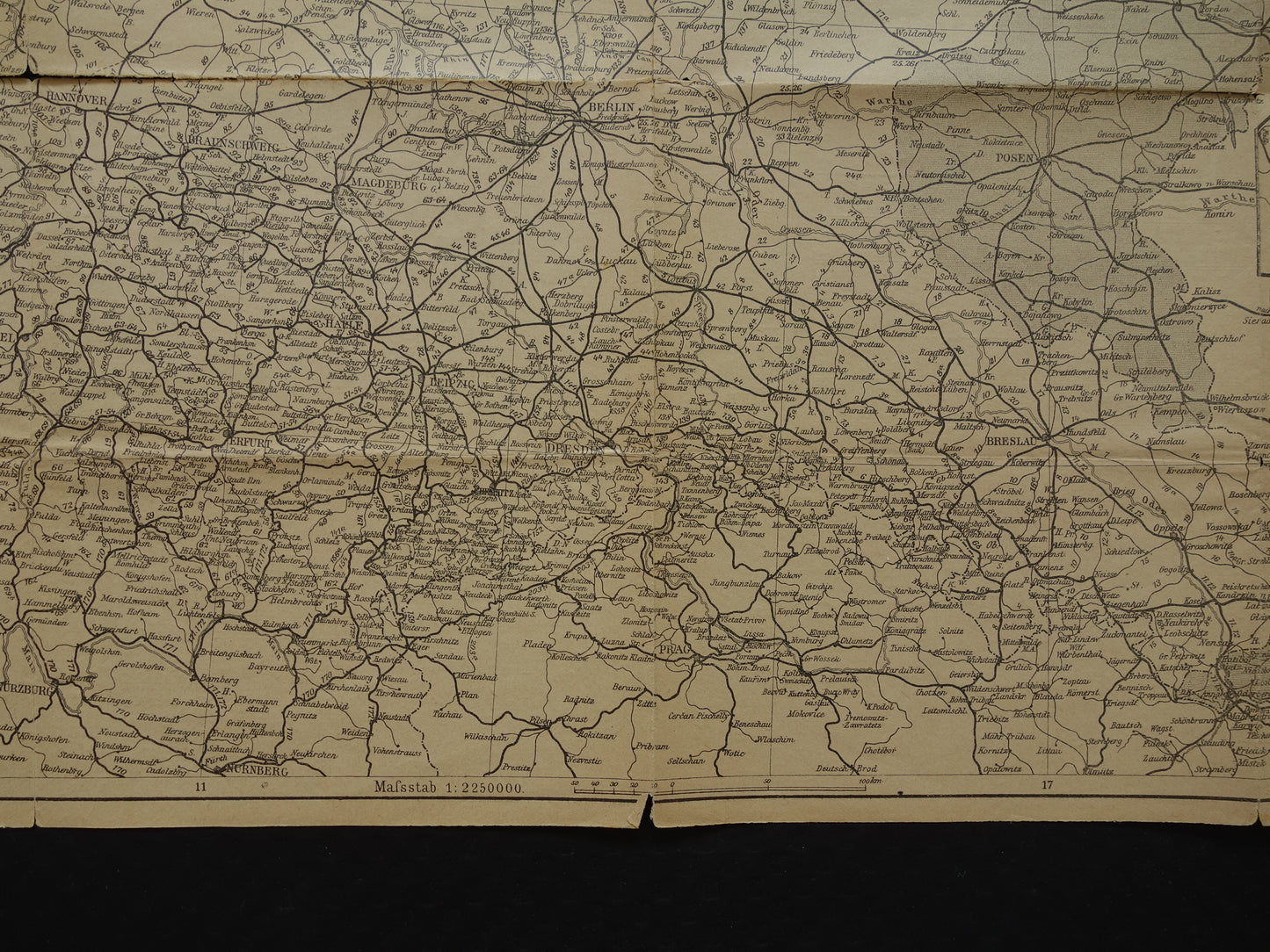 Set van twee oude kaarten spoorwegen spoorlijnen in Europa Antieke kaart Duitsland en vintage landkaart spoorkaart Europa