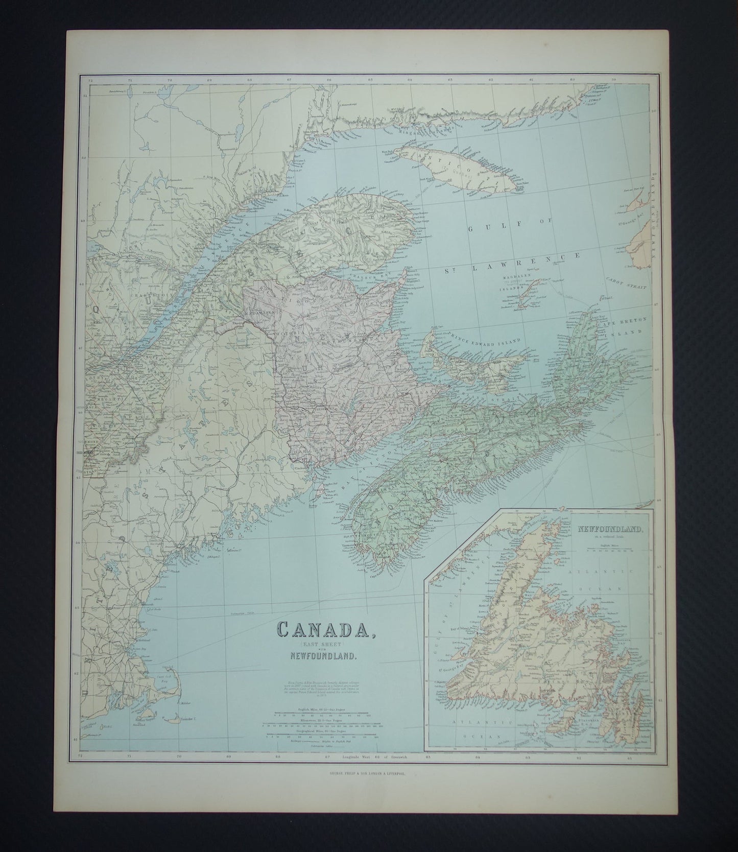 oude kaarten van Canada