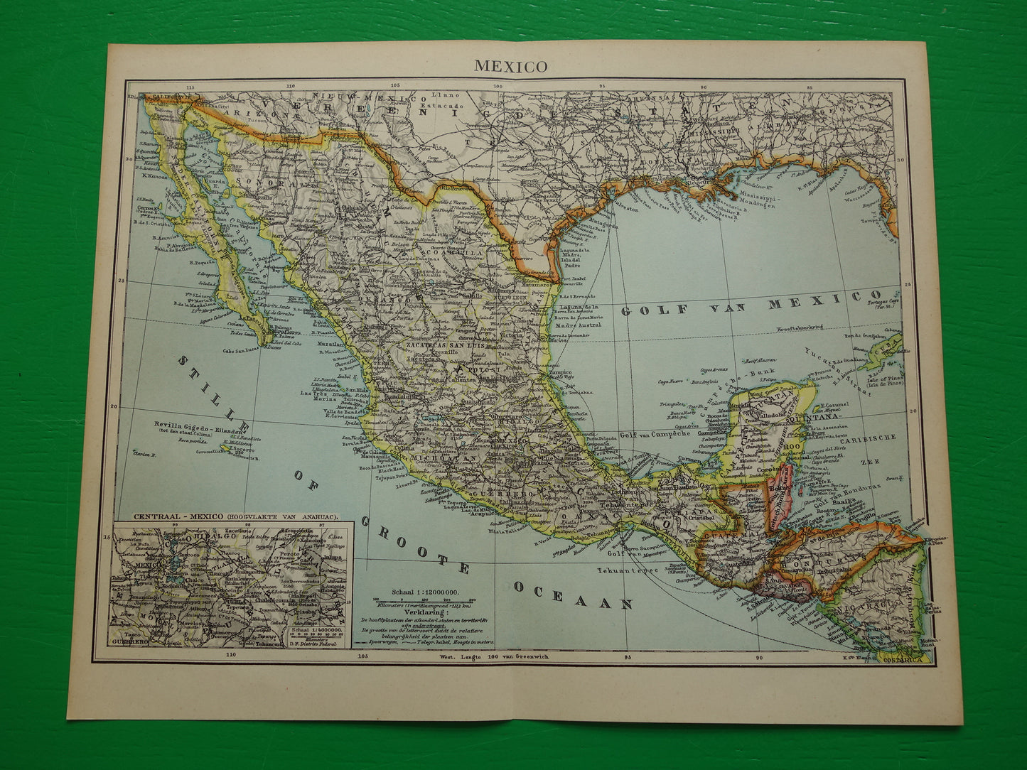 oude landkaarten van Mexico kopen