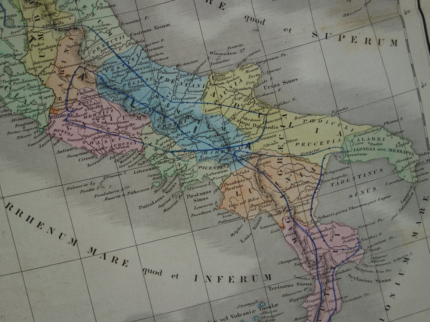 Oude kaart van Europa in 1789 bij start Franse revolutie Originele antieke kaart zwart/wit geschiedeniskaart