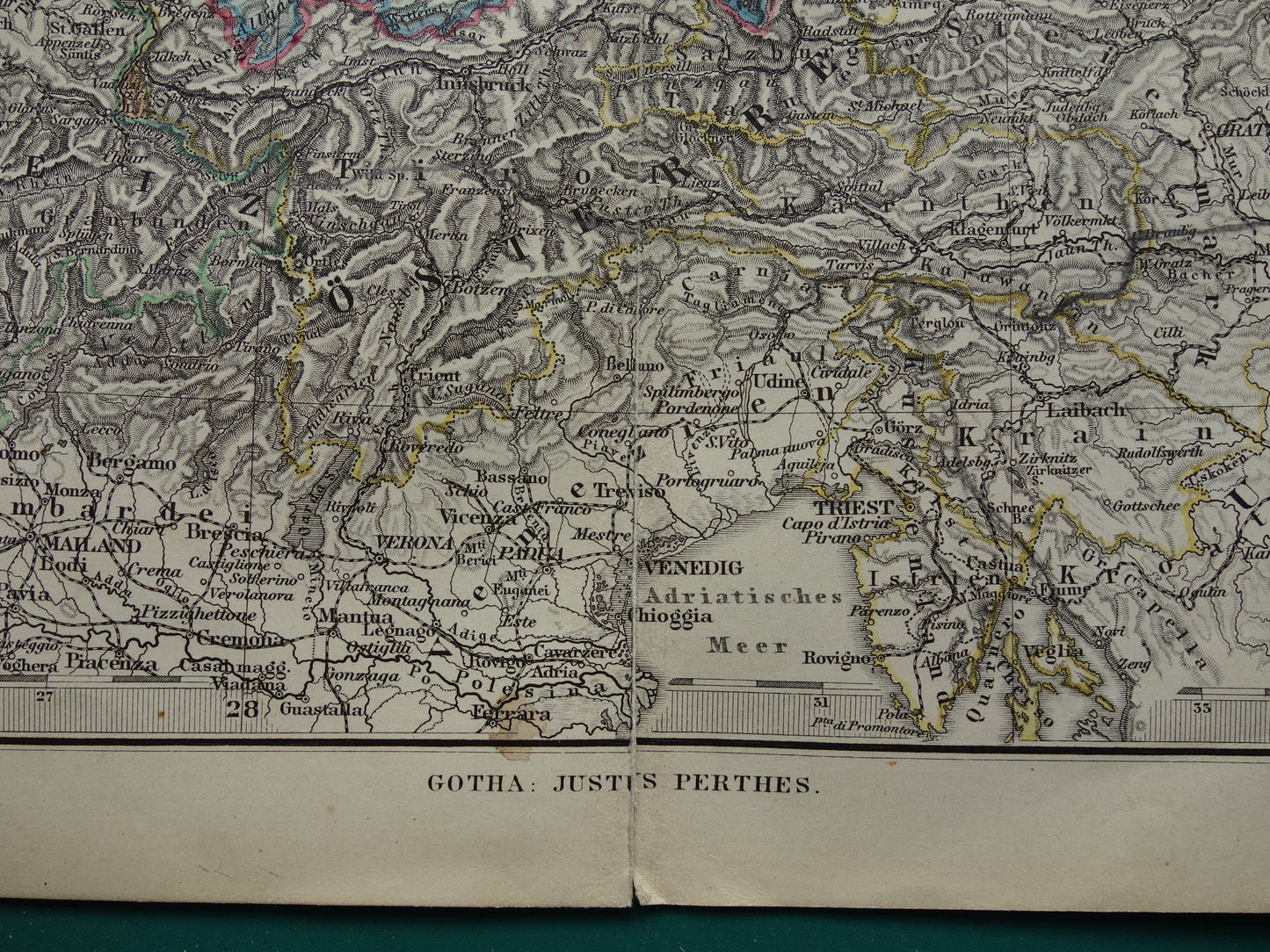 DUITSLAND Antieke landkaart van het Duitse Rijk in 1886 Grote originele 135+ jaar oude kaart Berlijn Pruissen Polen