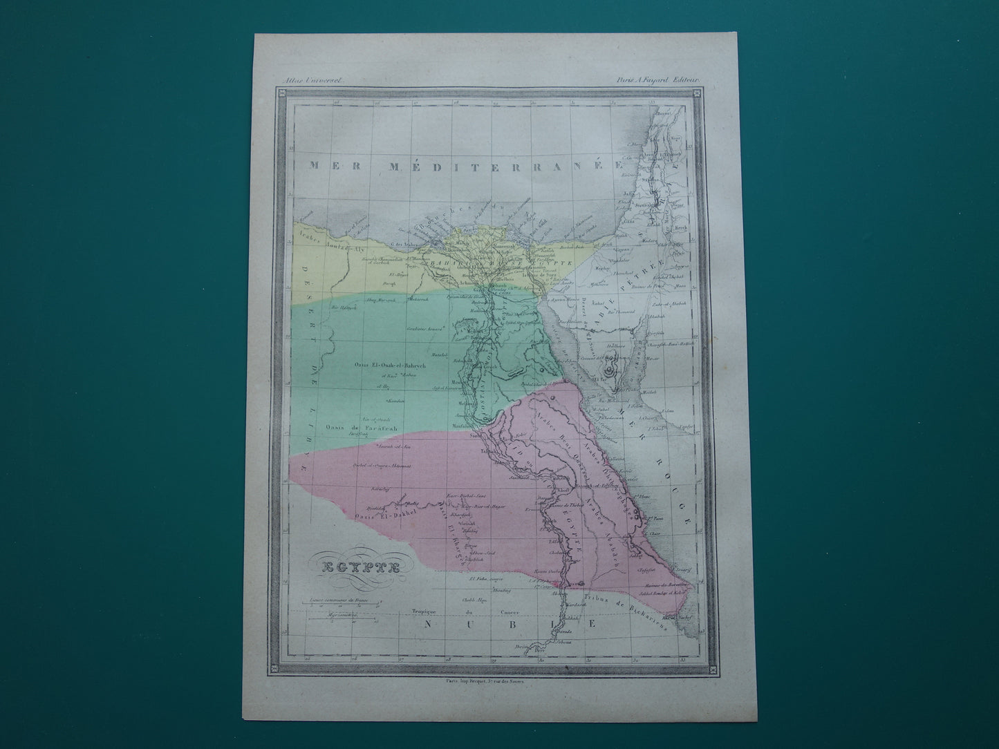 oude kaarten van Egypte kopen