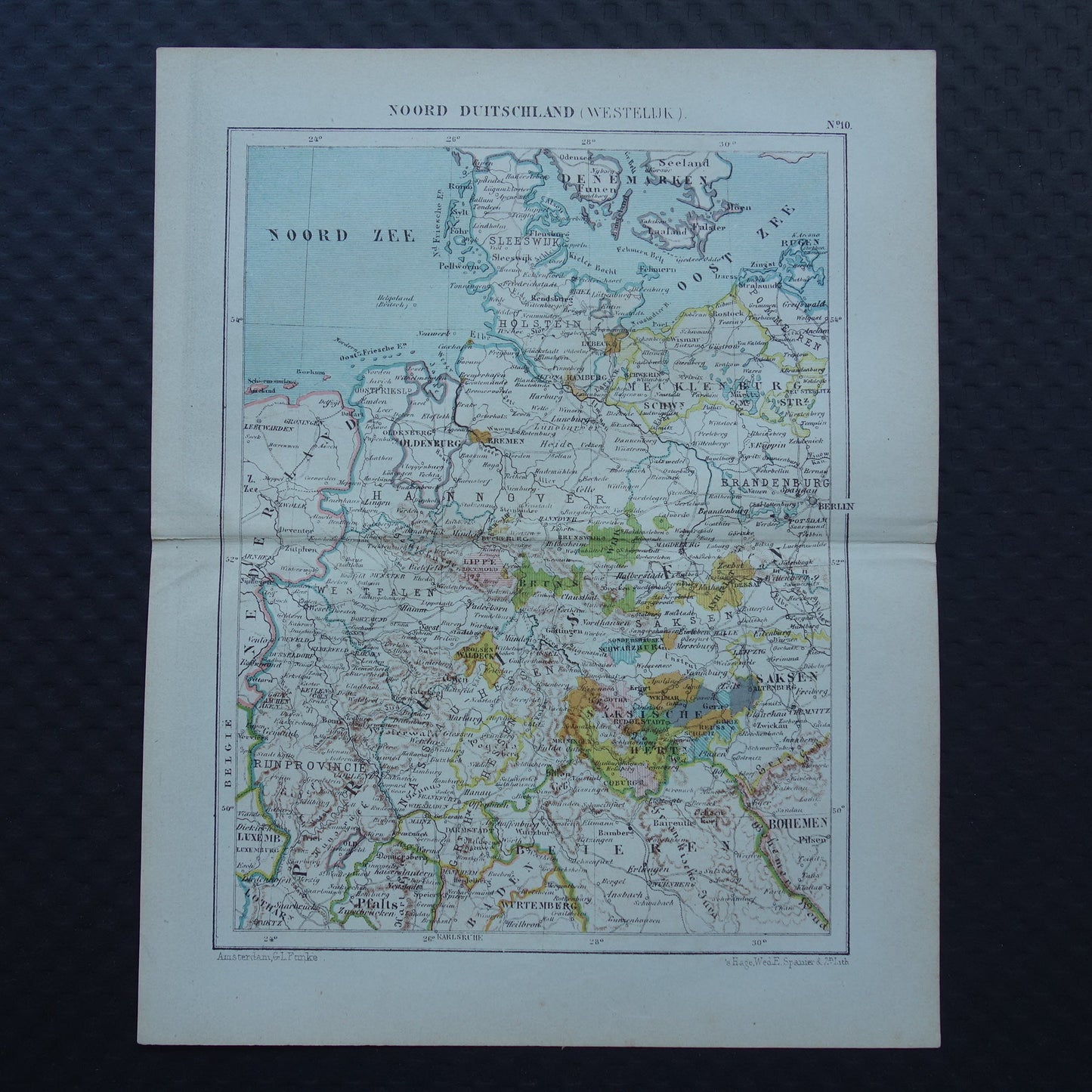 NRW Duitsland kaart