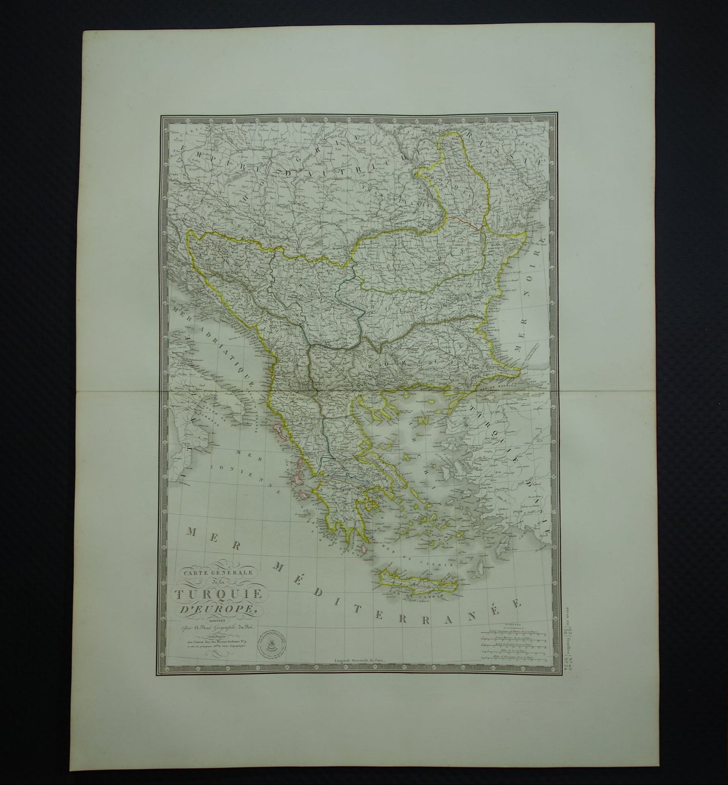 Turquie d'Europe 1826 Brue