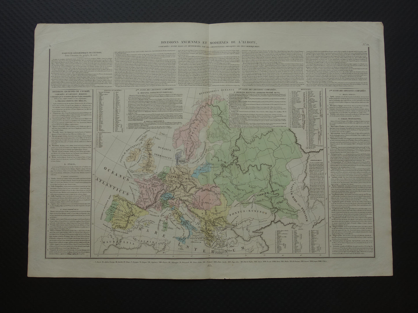 Divisions anciennes et modernes de l'europe comparees entre elles et determines par les circonstances physiques les plus remarquables