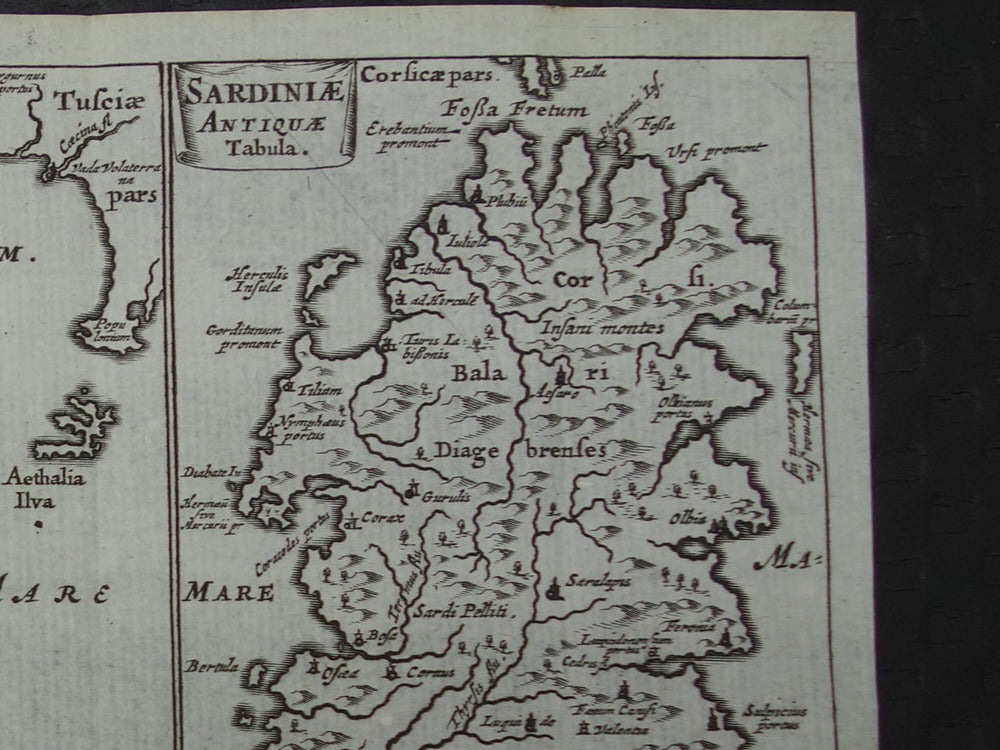 historische kaarten landkaarten Sardinië winkel