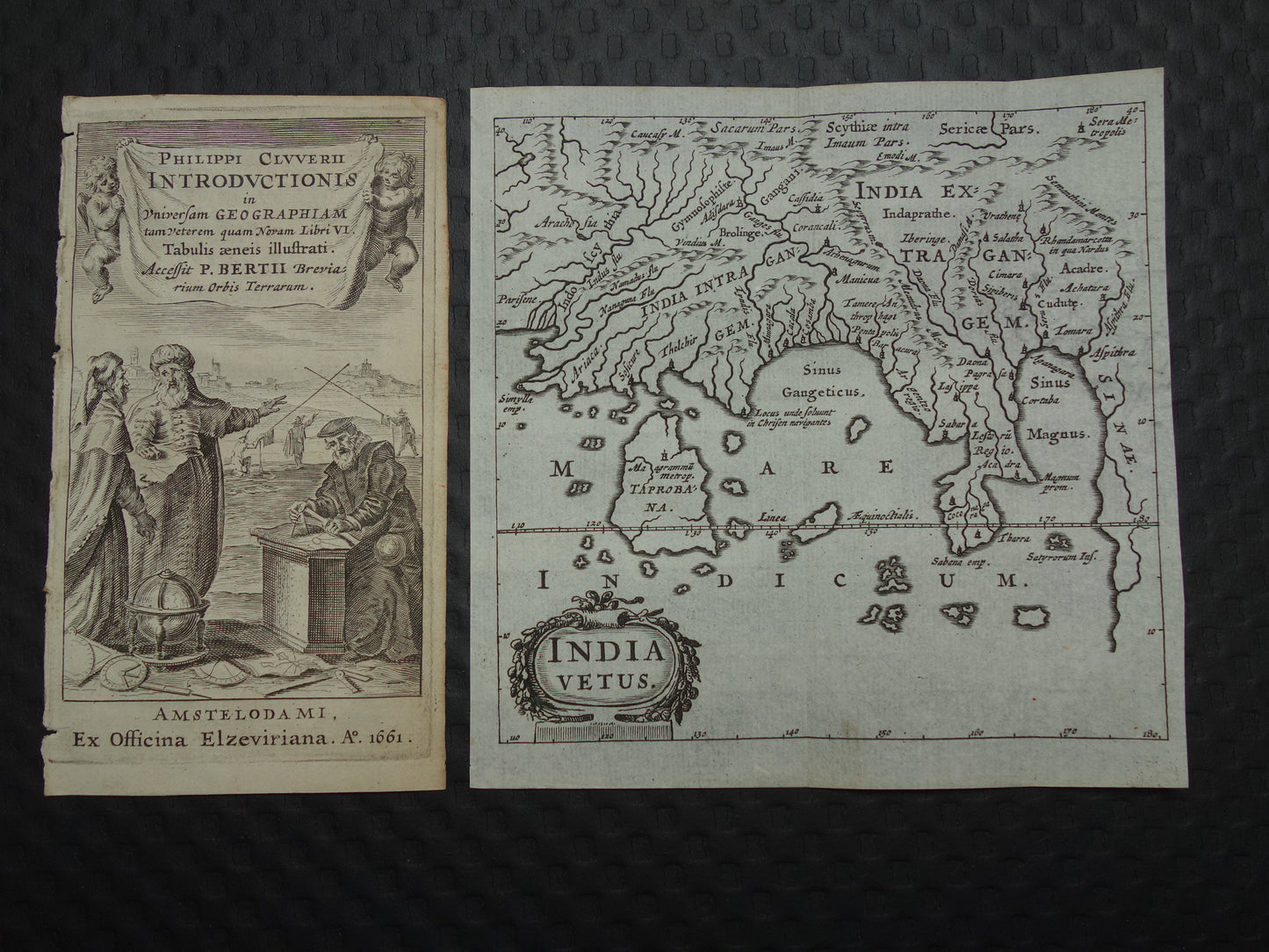 India Vetus Cluver 1661 map