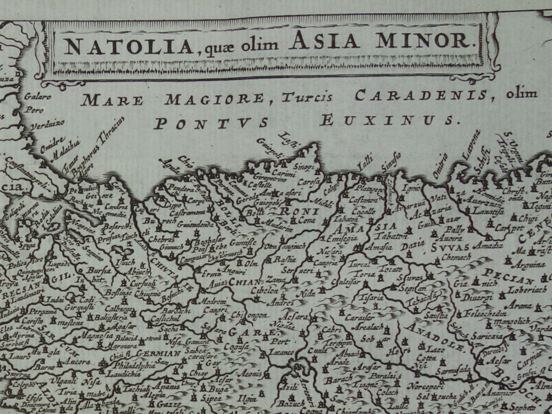 Natolia quae olim Asia Minor Cluver 1661