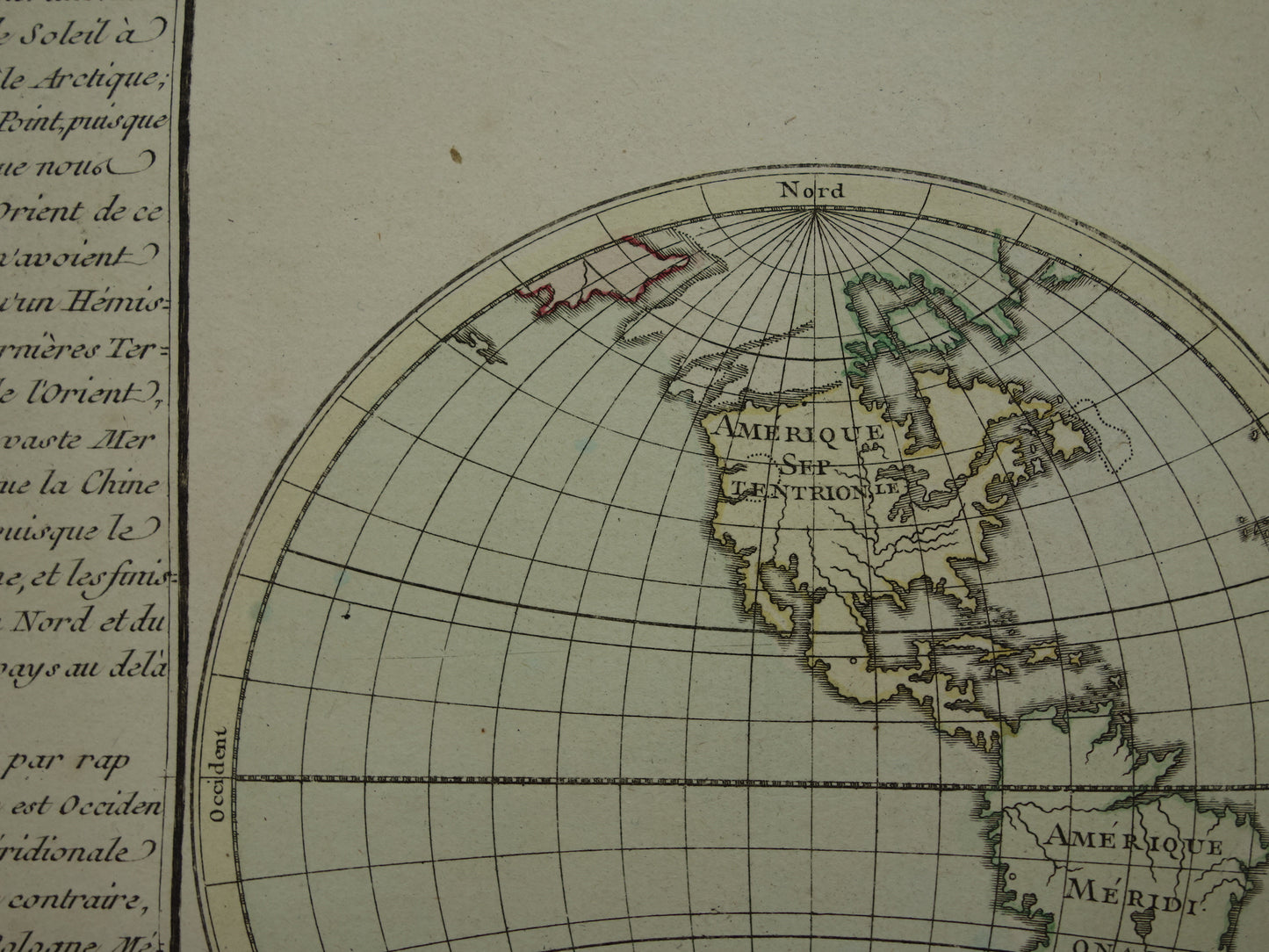 Oude wereldkaart uit 1761 Antieke kaart van de wereld Vintage wereldkaarten met jaartal