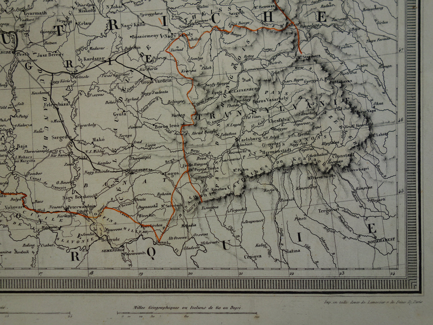 DUITSLAND Grote antieke landkaart van het Duitse Rijk Pruissen 1858 originele oude kaart Centraal Europa met Oostenrijk-Hongarije te koop
