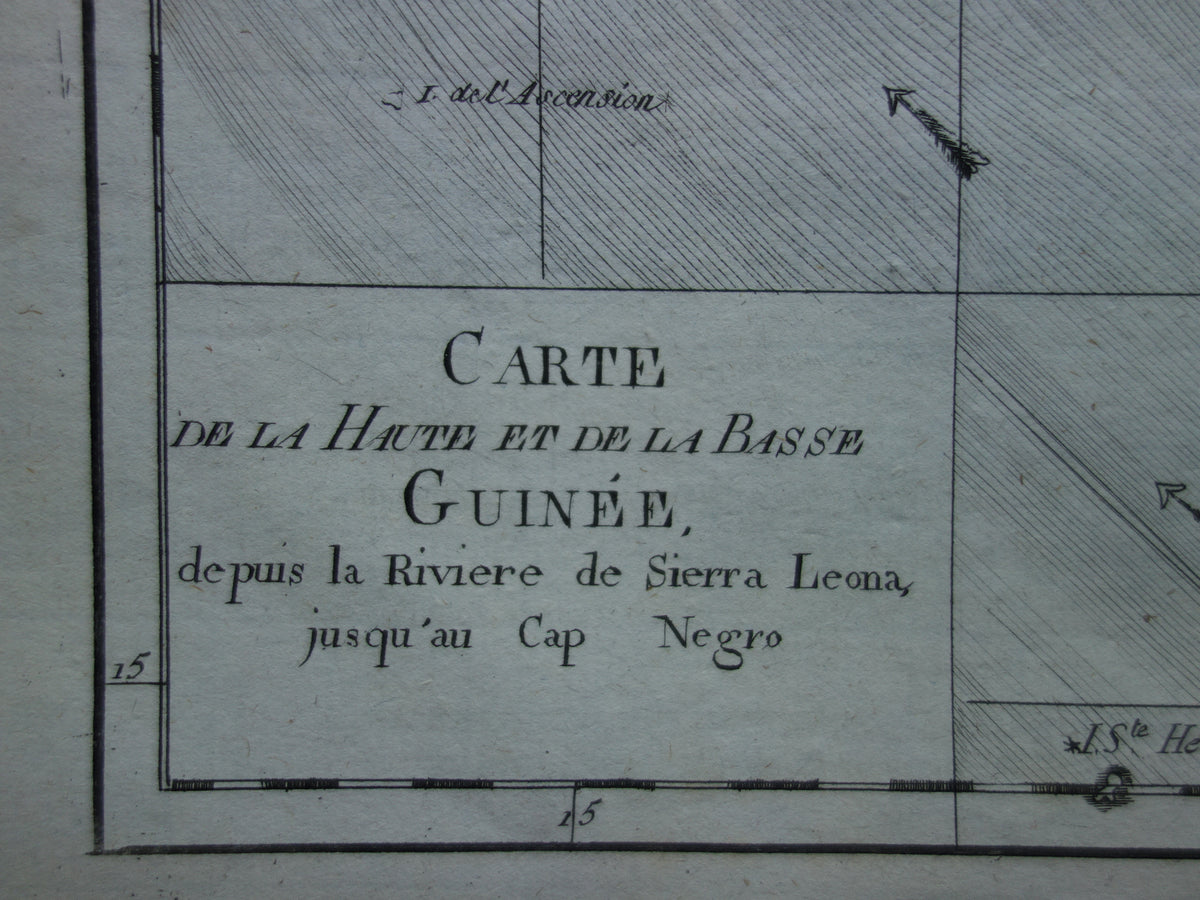 10 Carte de la Haute et de la Basse Guinee depuis la riviere de Sierra Leona jusqu'au Cap Negro