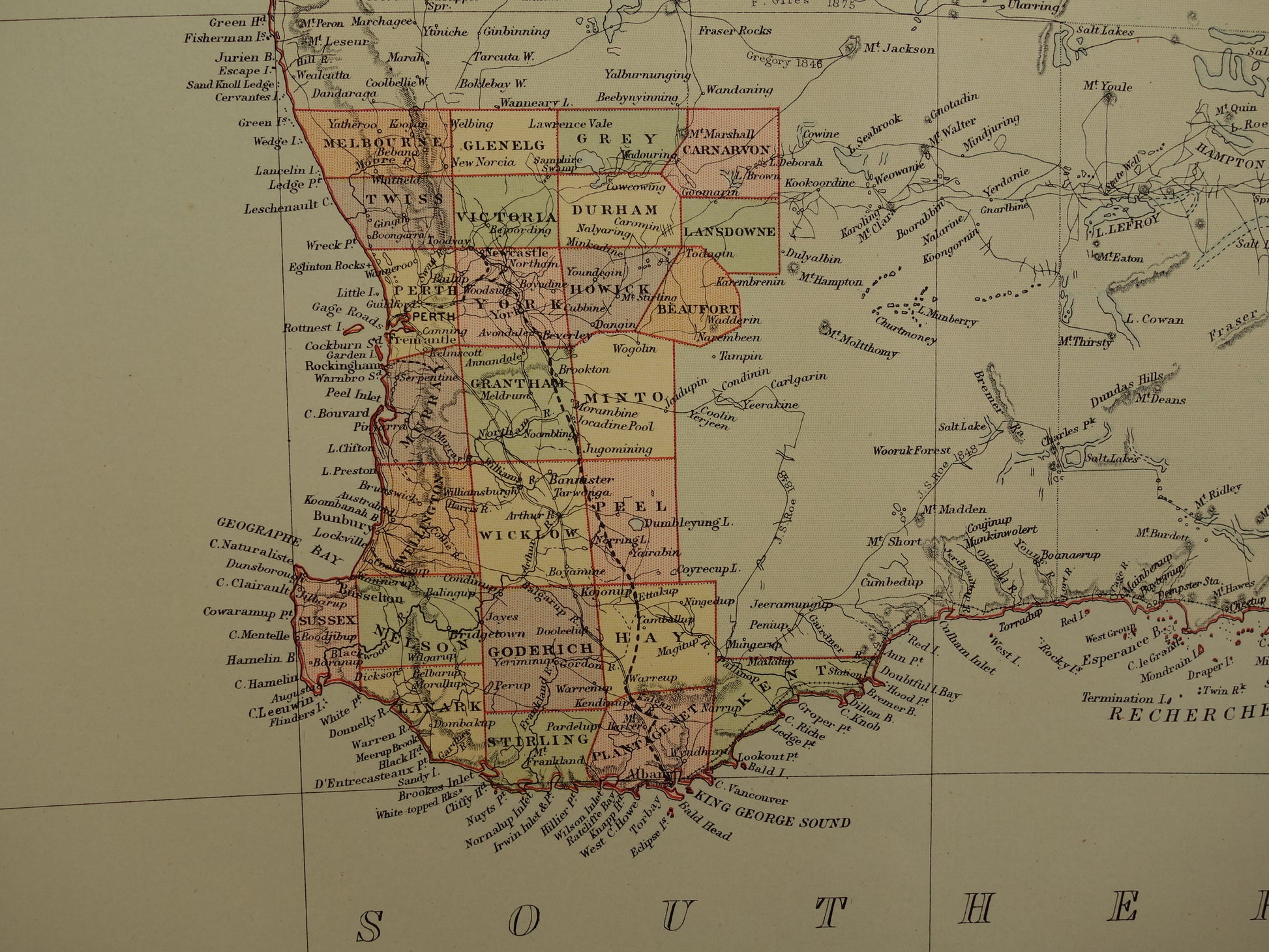 oude kaarten van Australië kopen winkel