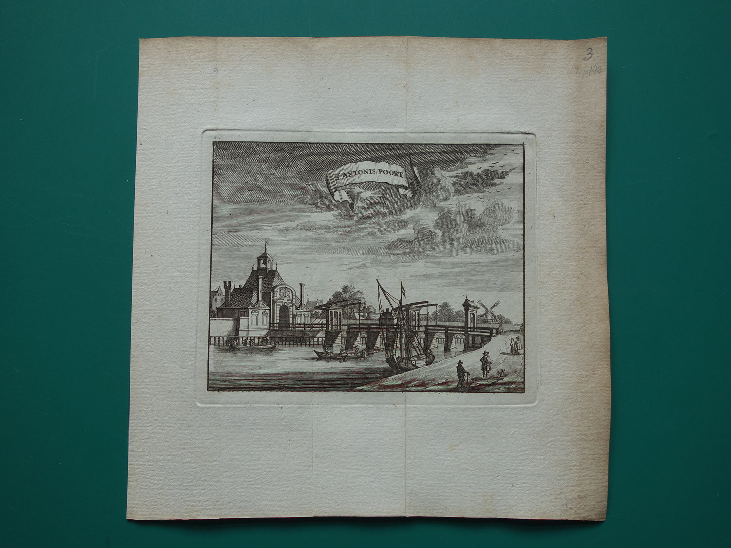 oude stadspoorten van Amsterdam historische illustratie