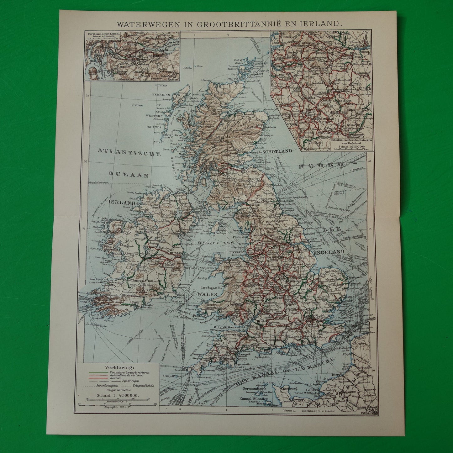 vaarroutes in Engeland Ierland