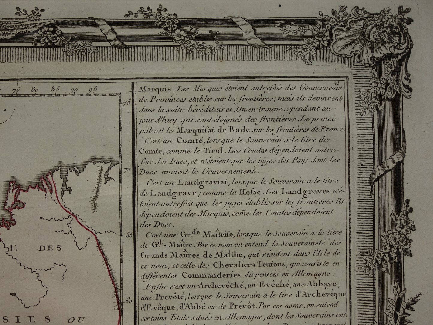 Antieke Landkaart Europa uit 1761 Originele Oude Kaart Continent Europa Vintage Kaarten