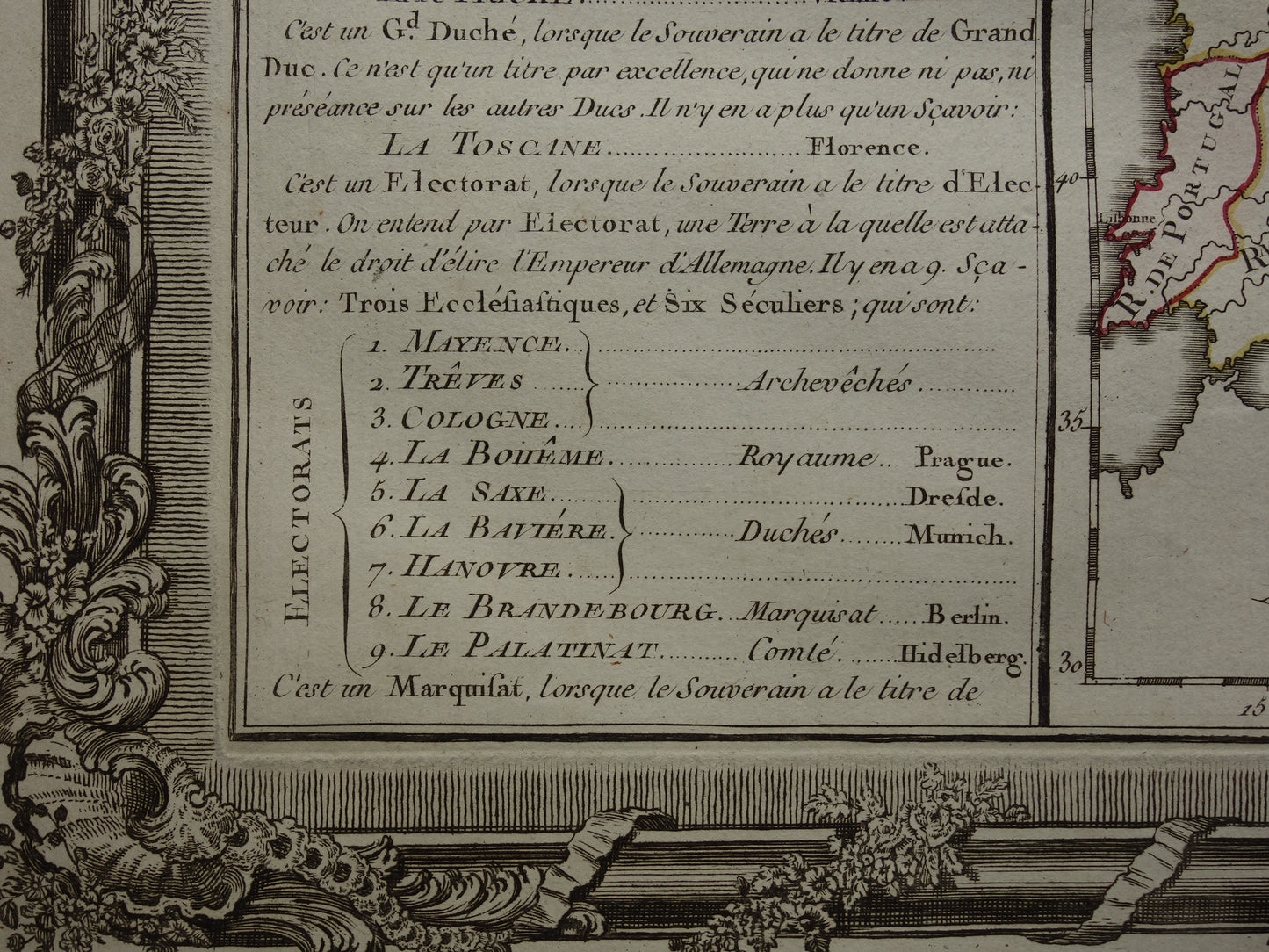 Antieke Landkaart Europa uit 1761 Originele Oude Kaart Continent Europa Vintage Kaarten