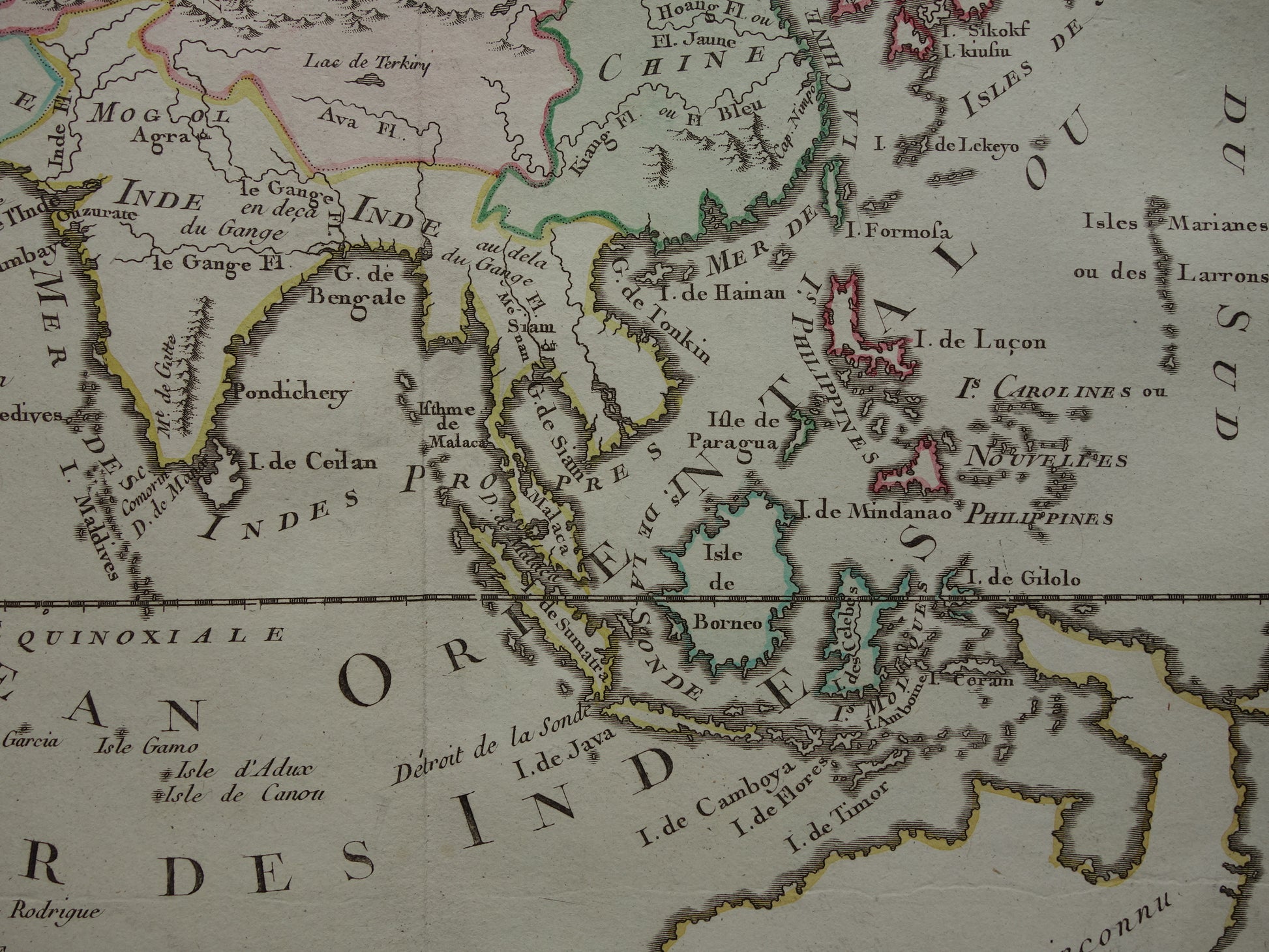 oude kaart met vreemde vorm Australië