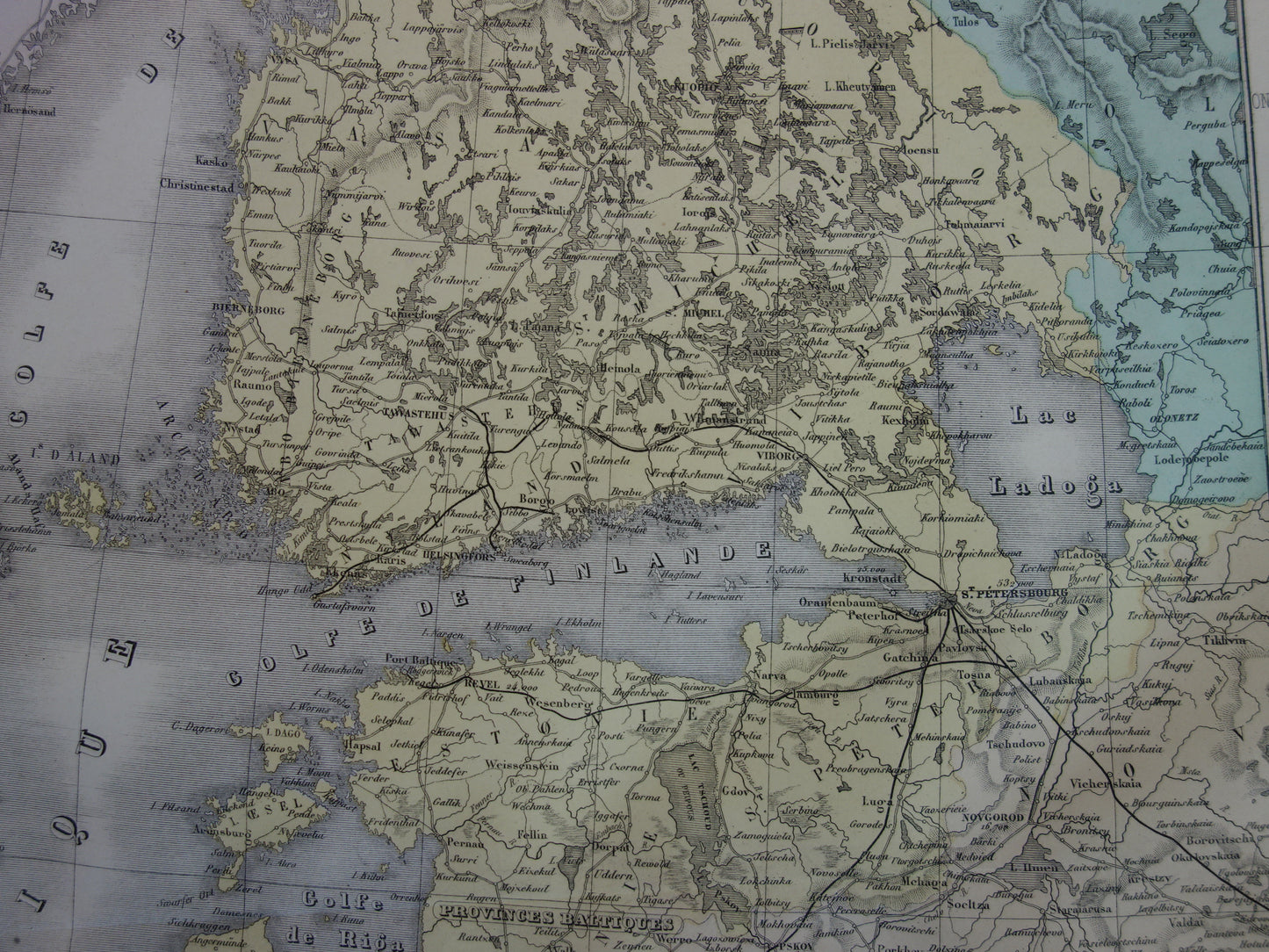 Grote oude landkaart van Oost Europa uit 1883 Antieke kaart Balkan Kaukasus met jaartal XL Kaarten