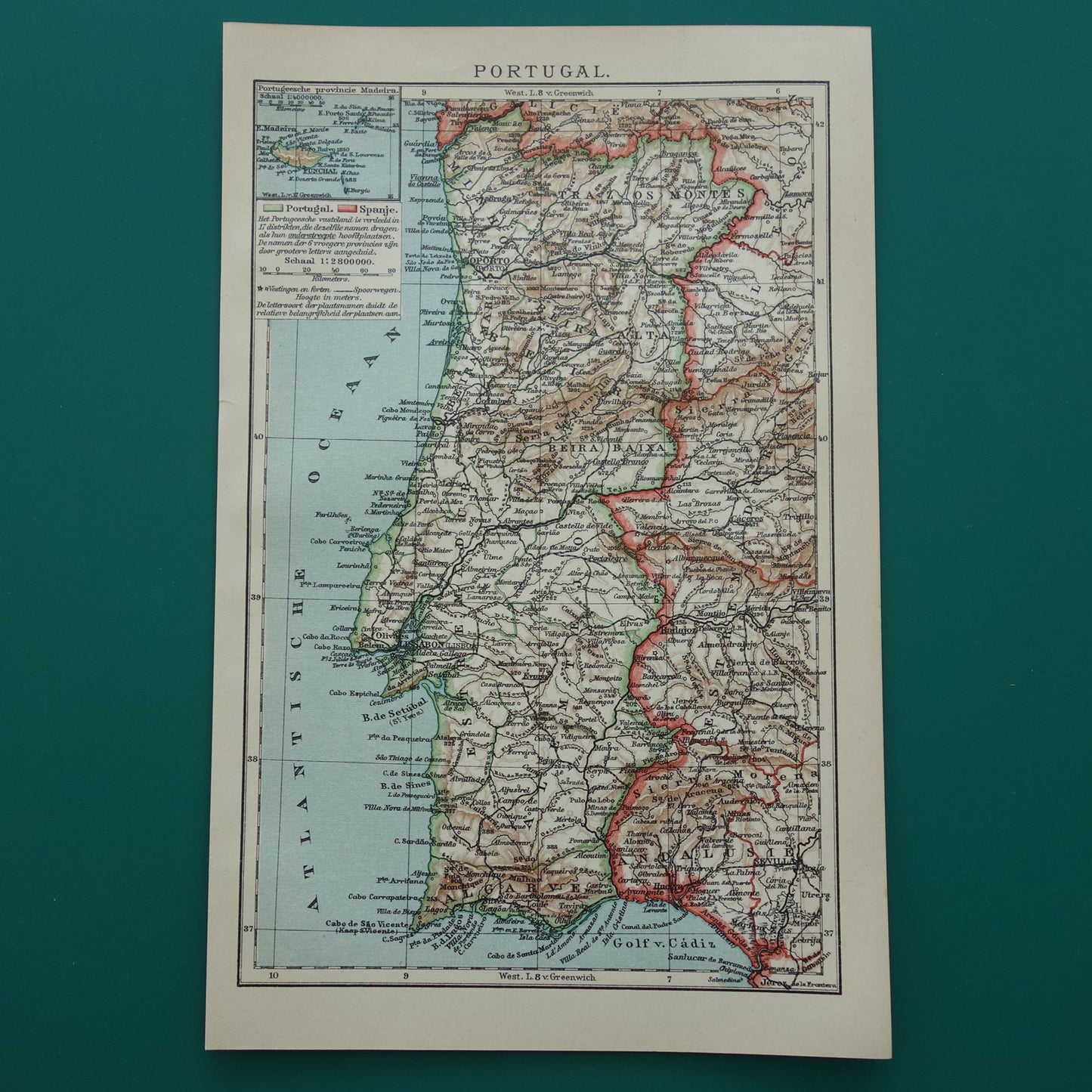 oude kaarten van Portugal kopen