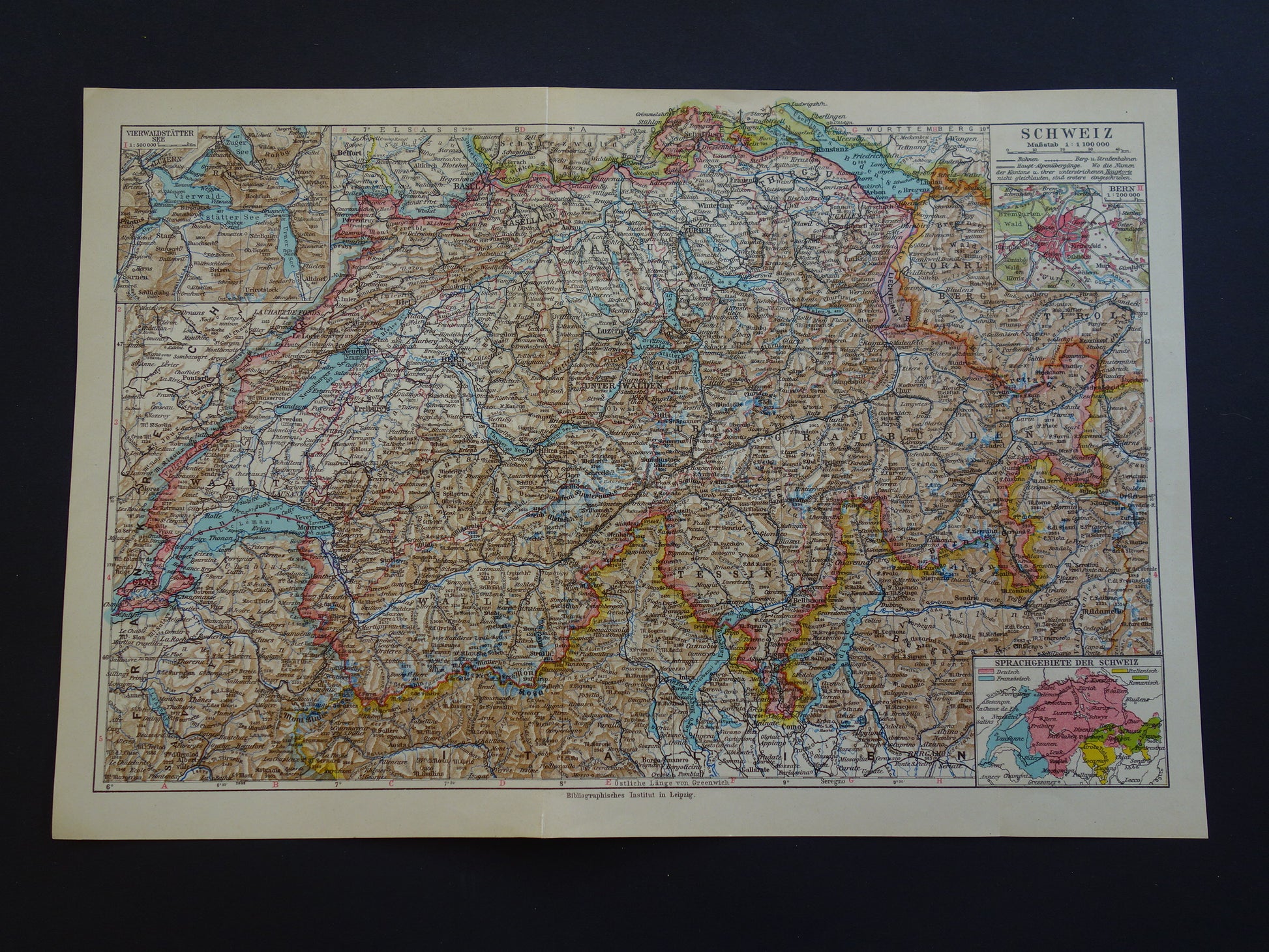 historische landkaarten Zwitserland winkel