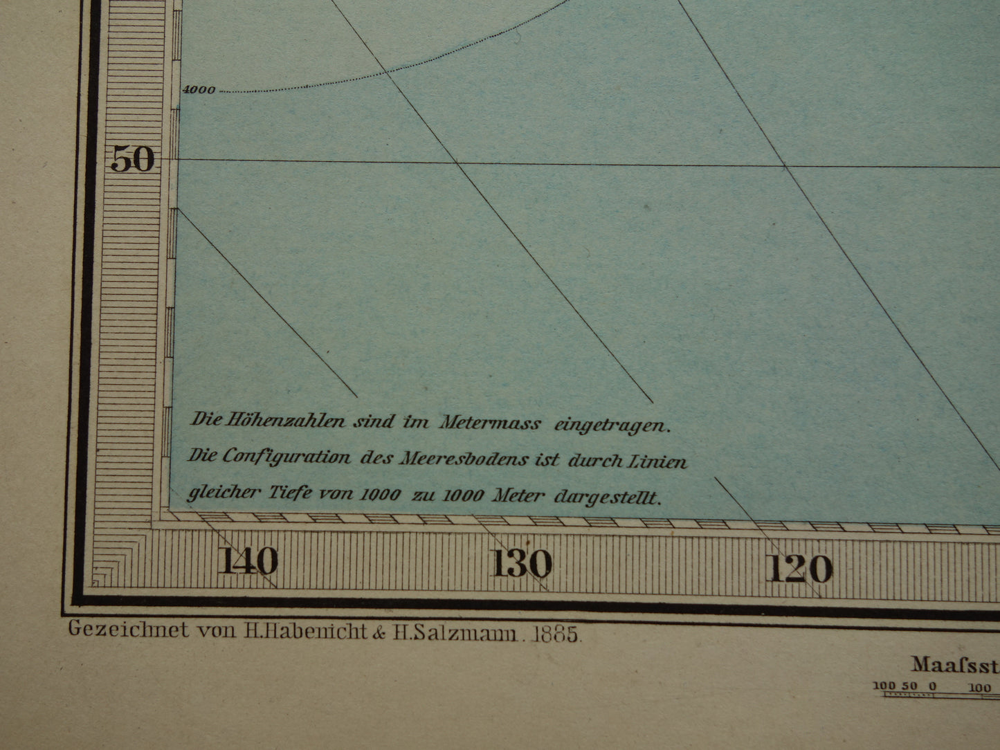 ZUID-AMERIKA vintage landkaart uit 1885 van continent Originele oude antieke kaart met jaartal - historische kaarten van Zuid-Amerika