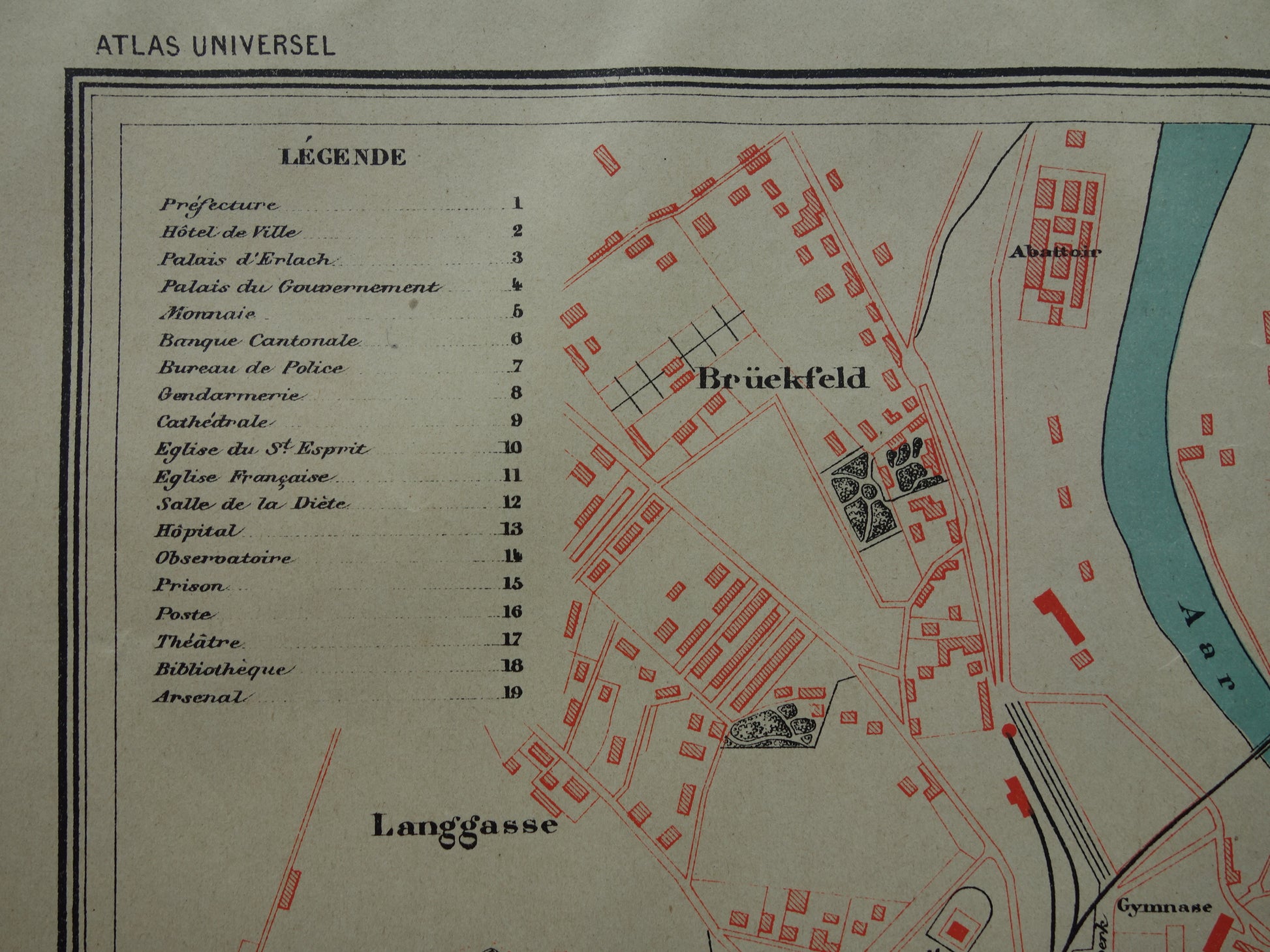 historische kaart kaarten Bern 