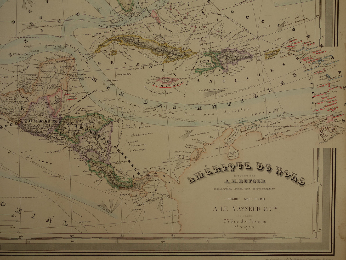 antieke historische kaarten noord-amerika kopen