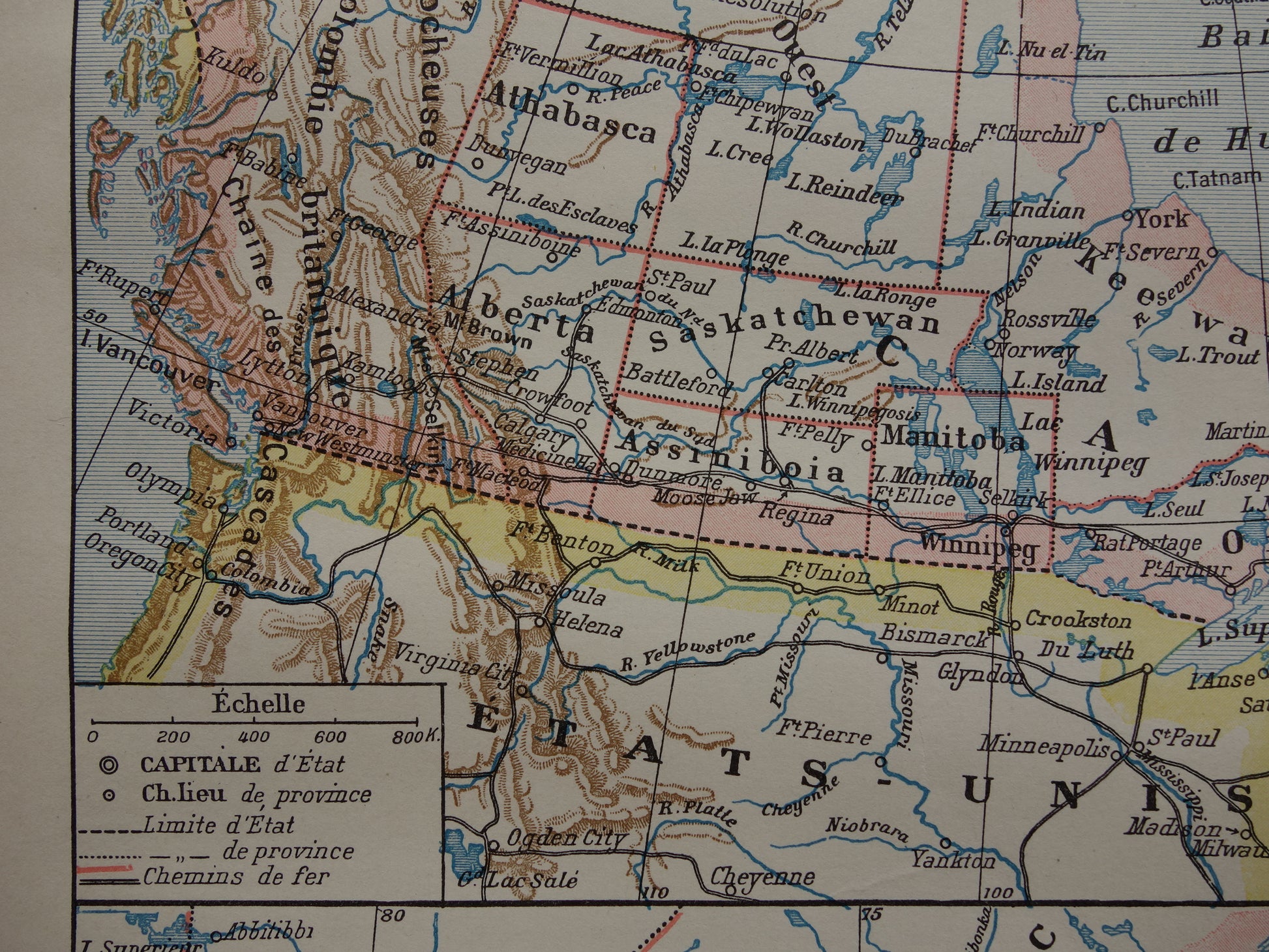 oude kaarten van Canada