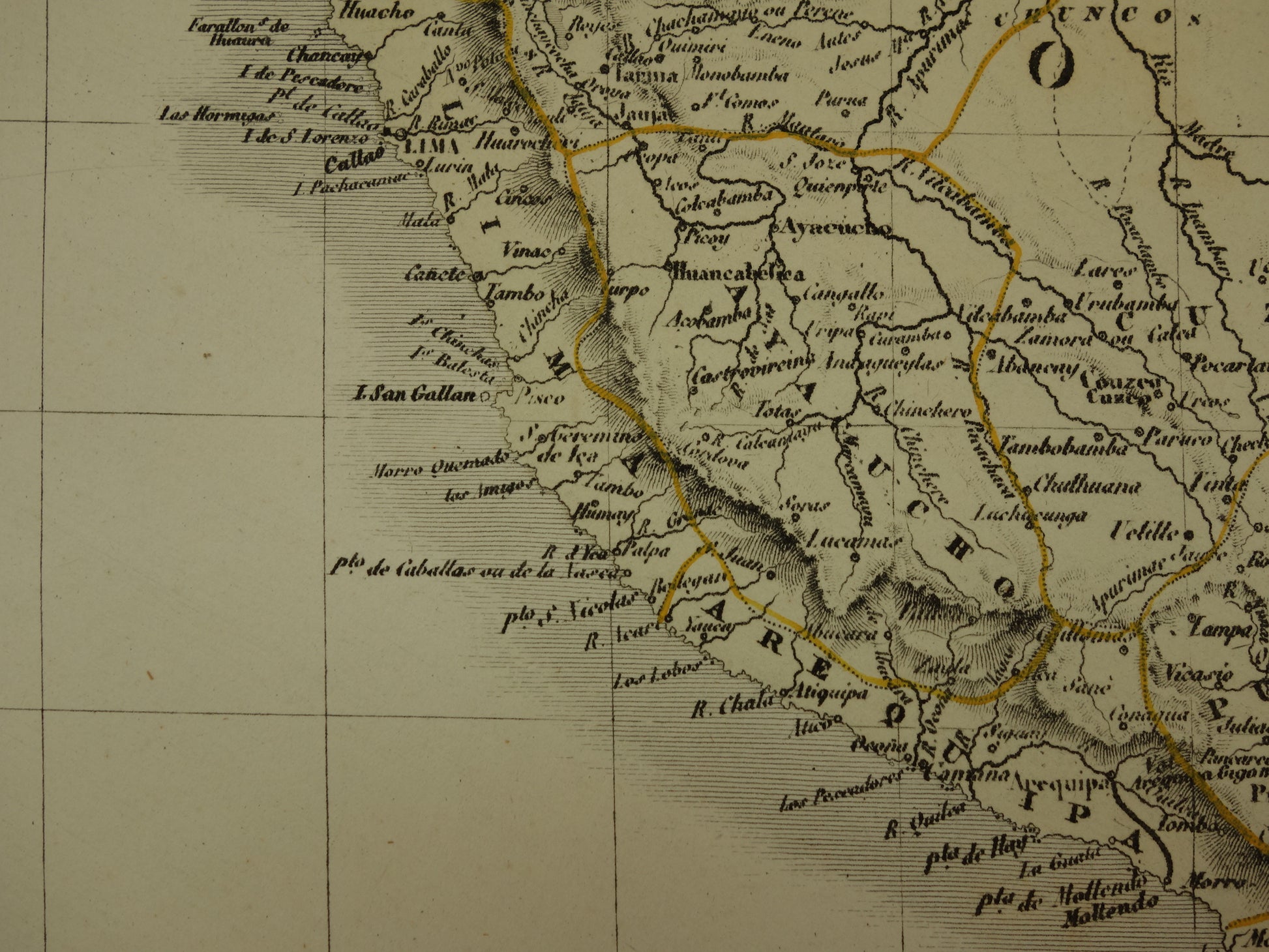 oude landkaarten van Peru te koop