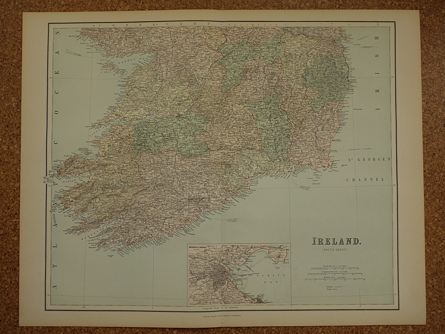 oude landkaarten van Ierland kopen