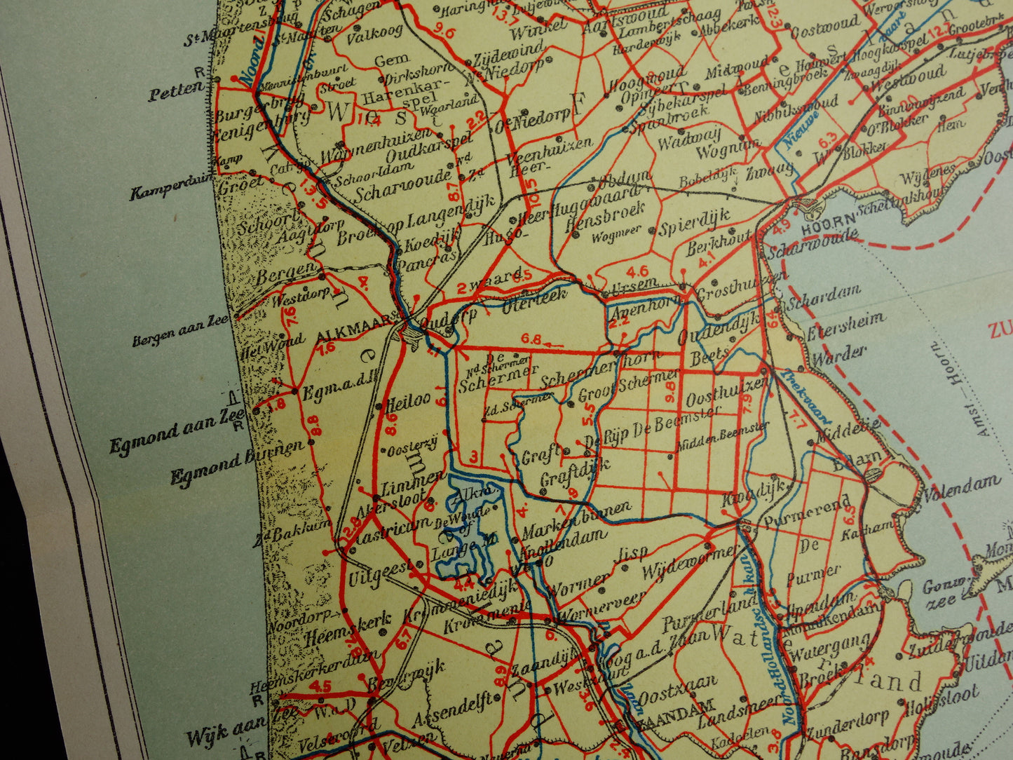 Noord Holland oude originele vintage kaarten kopen
