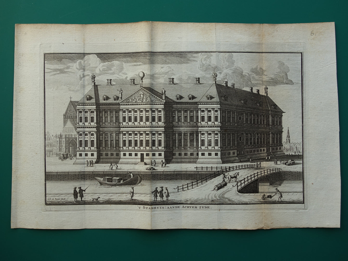 oude prenten paleis op de dam stadhuis amsterdam kopen