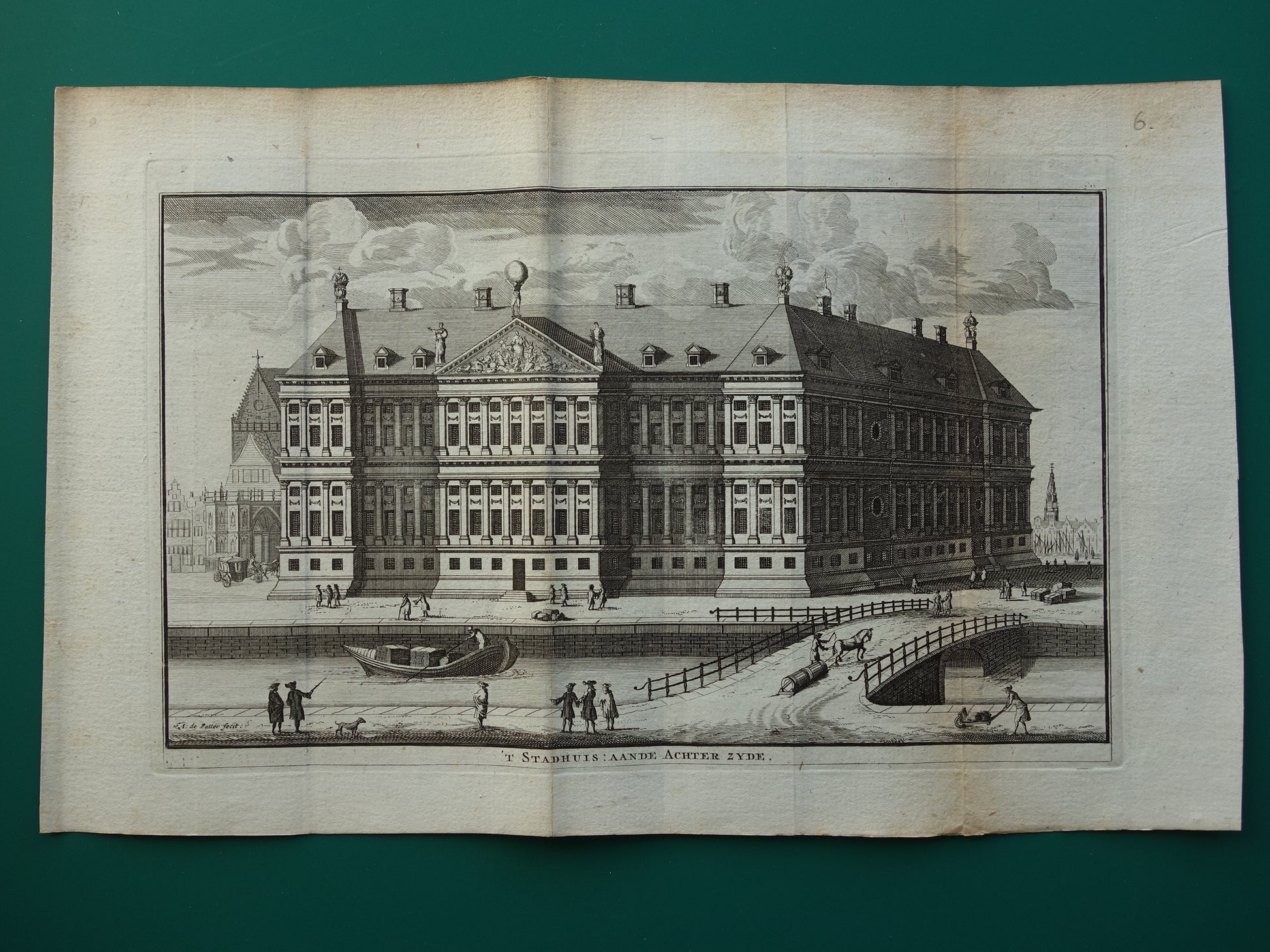 oude prenten paleis op de dam stadhuis amsterdam kopen