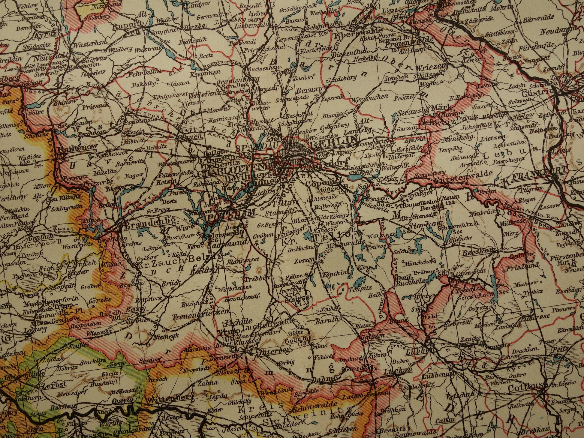 oude historische kaarten van Berlijn winkel