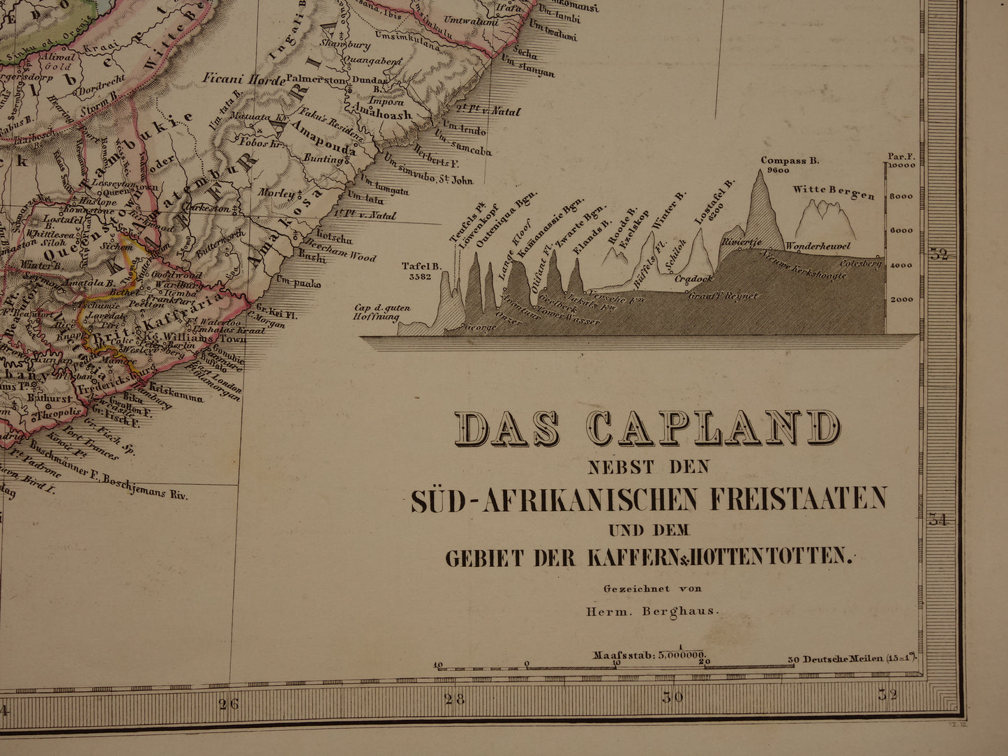 zuid-afrikaansche republiek transvaal kaapkolonie landkaart kaart kopen