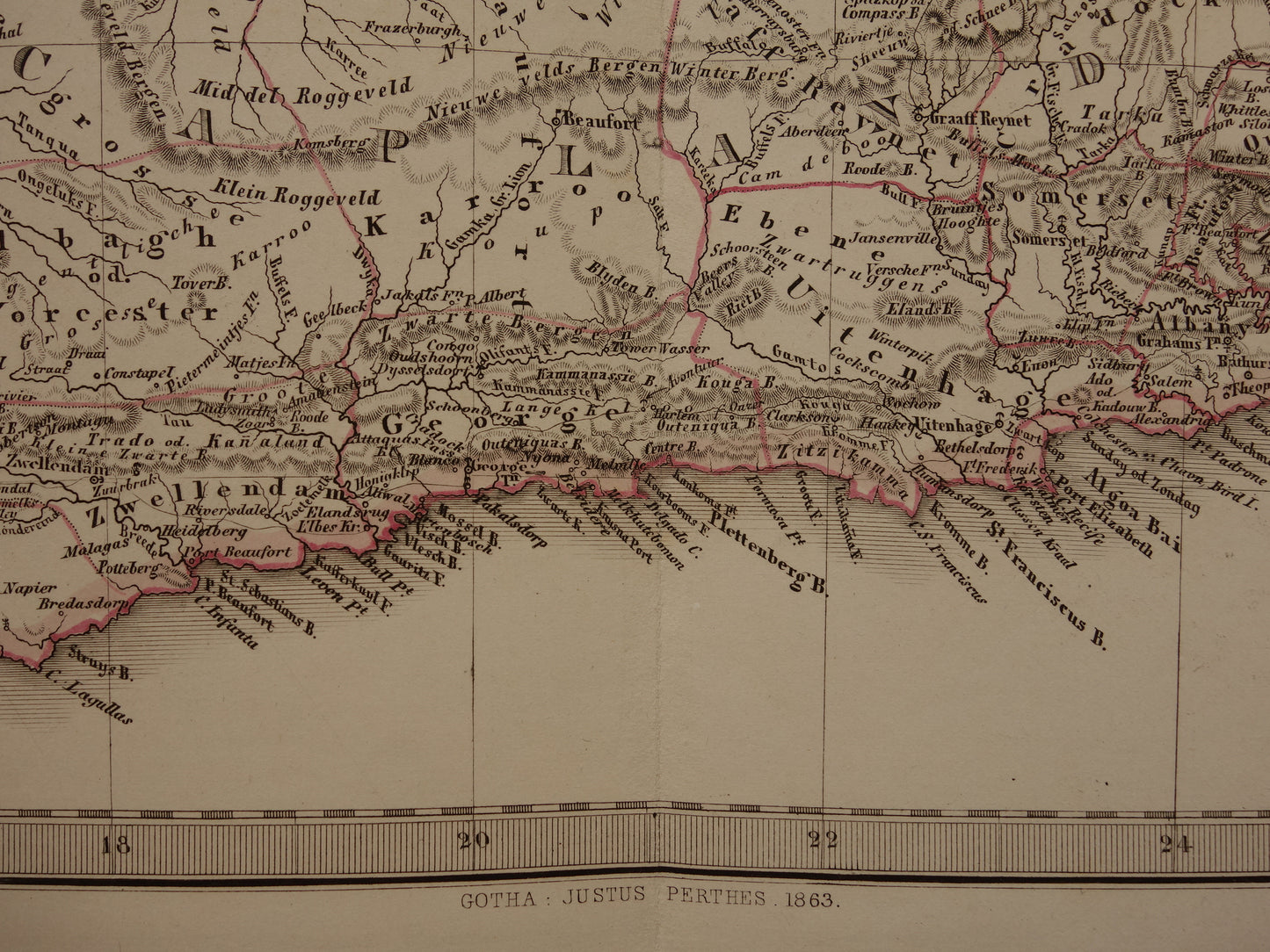 zuid-afrika landkaarten te koop originele antieke landkaart