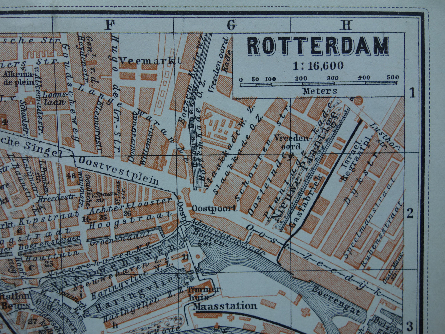 historische kaarten Rotterdam plattegrond