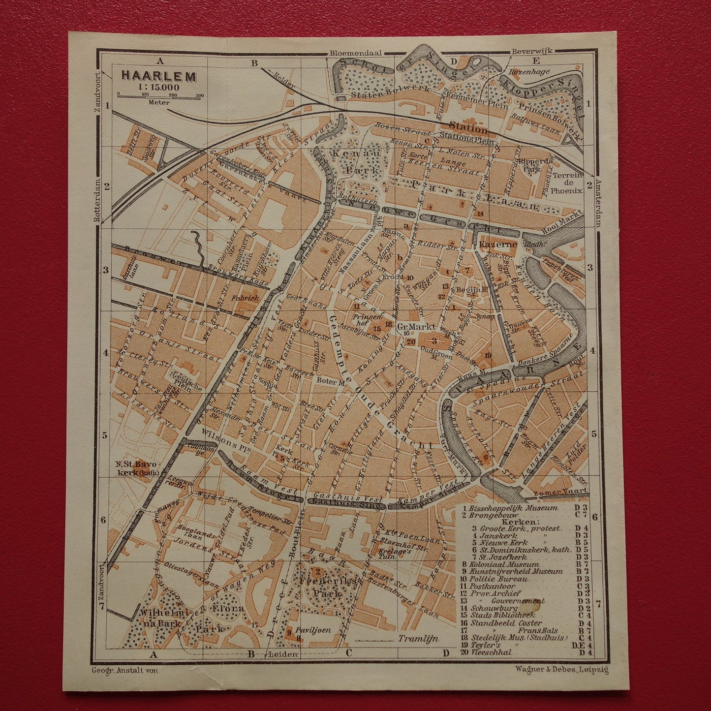 historische kaarten van Haarlem te koop