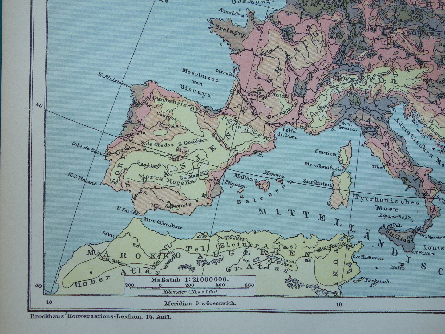 Alte Karte Bevölkerungsdichte Europas aus dem Jahr 1902 antike thematische Landkarte
