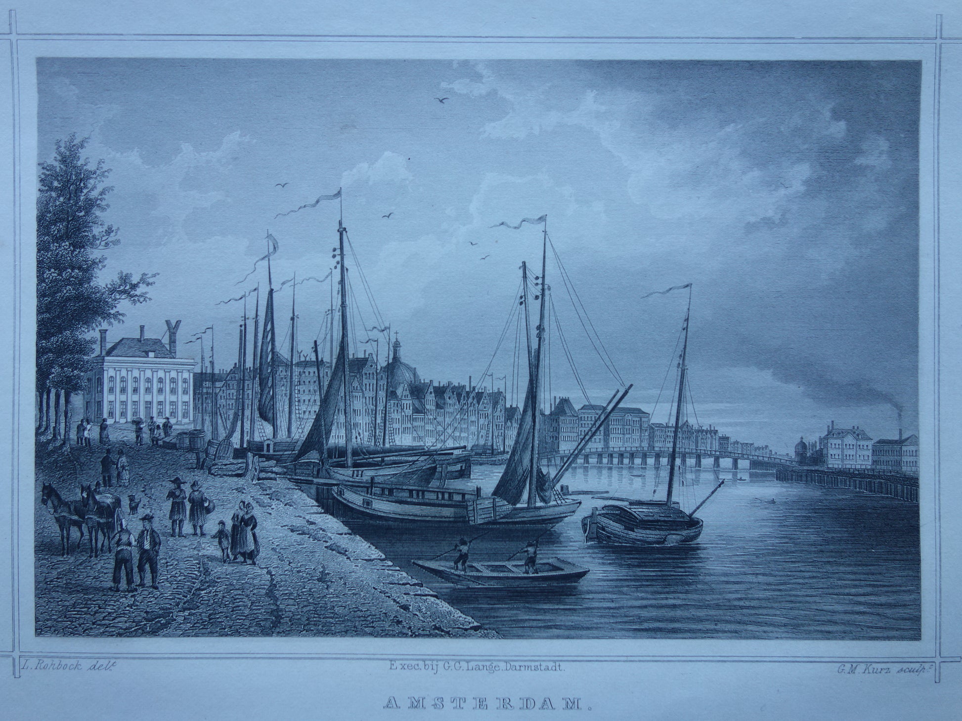 Amsterdam Oude Teertuinen Gerwen 1858 te koop