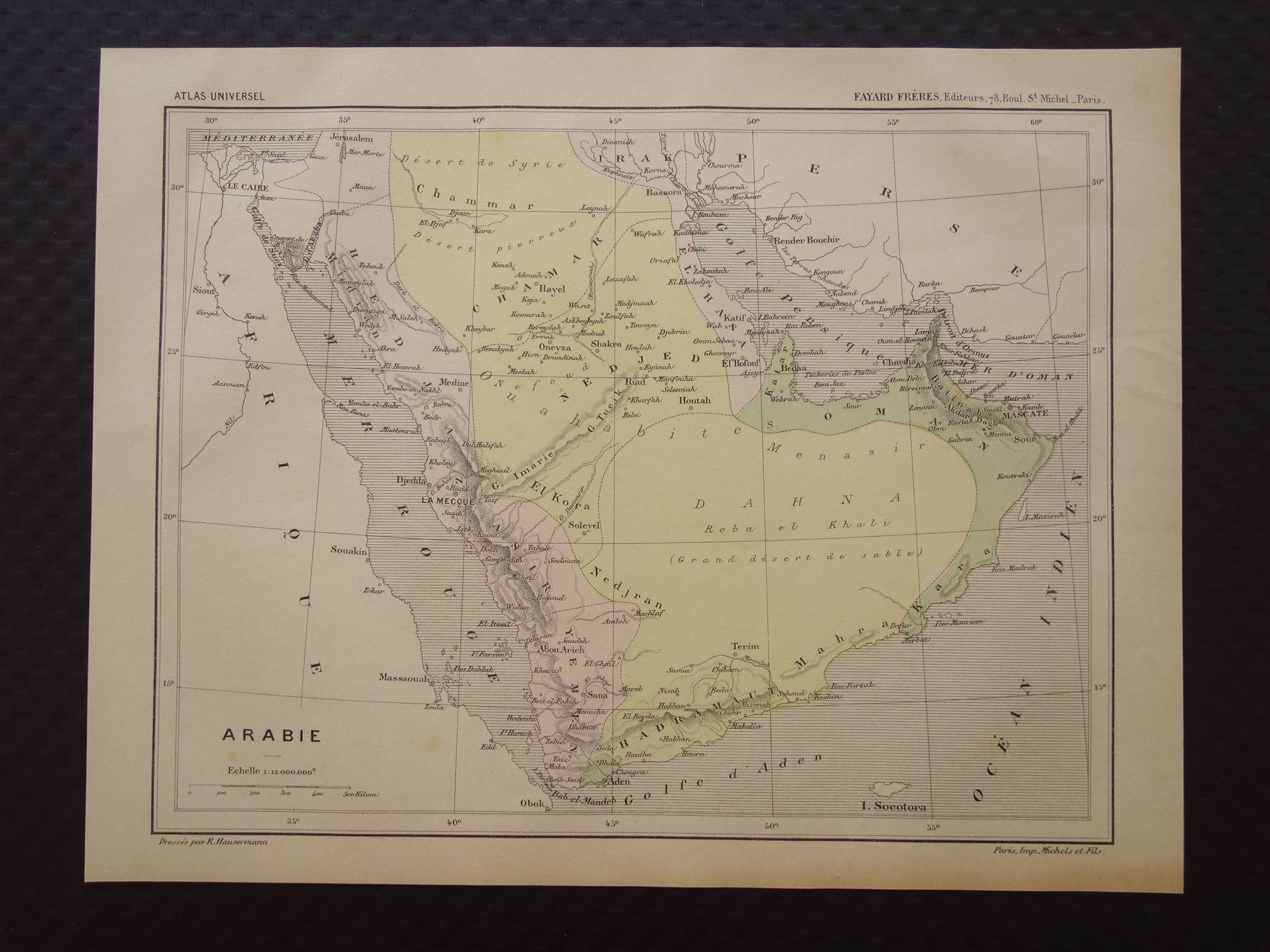 perzische golfgolfstaten antieke kaart