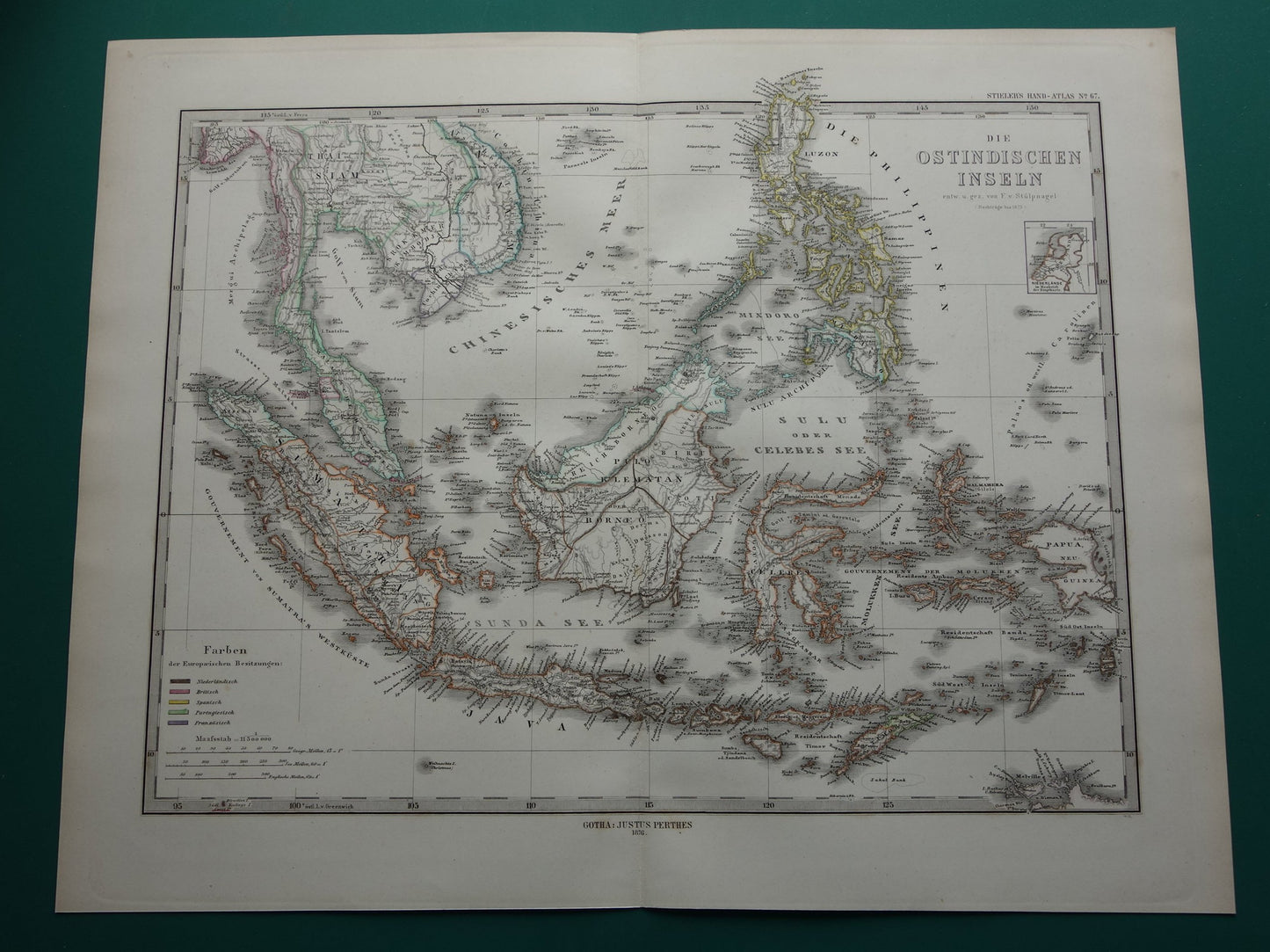 antieke historische kaarten van indonesie te koop