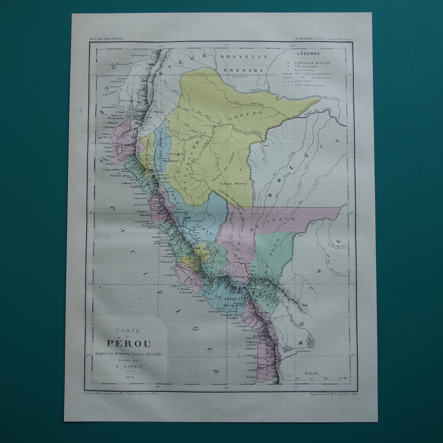 oude kaarten van Peru kopen winkel