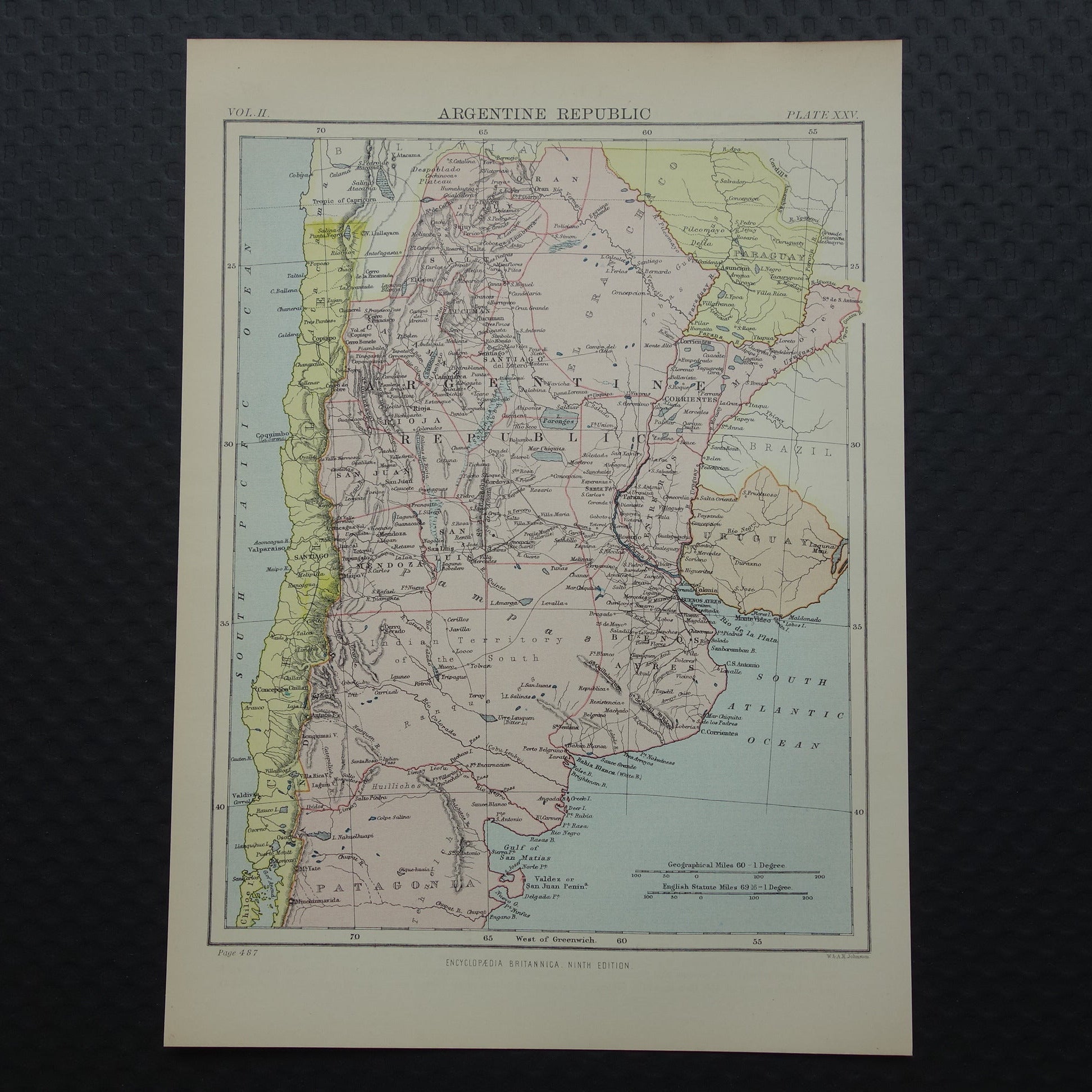 oude kaarten van Argentinië kopen