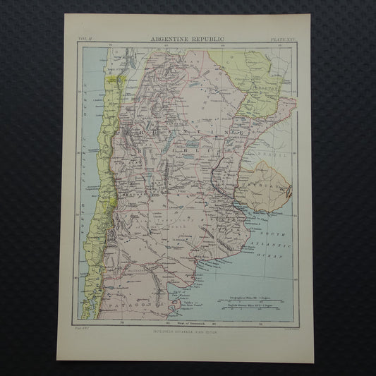 oude kaarten van Argentinië kopen