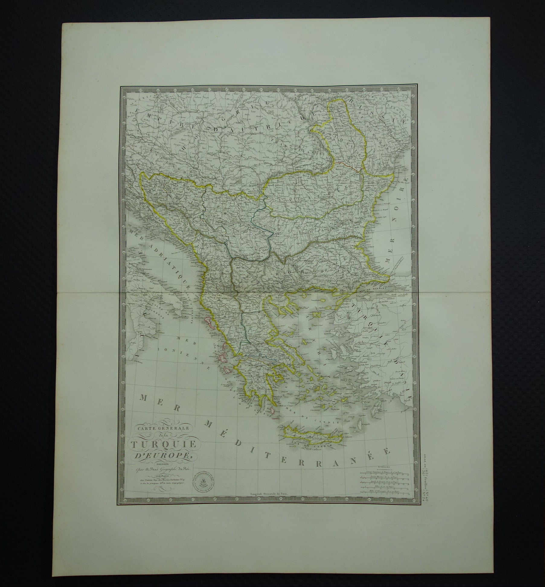  Turquie  d'Europe 1826 Brue