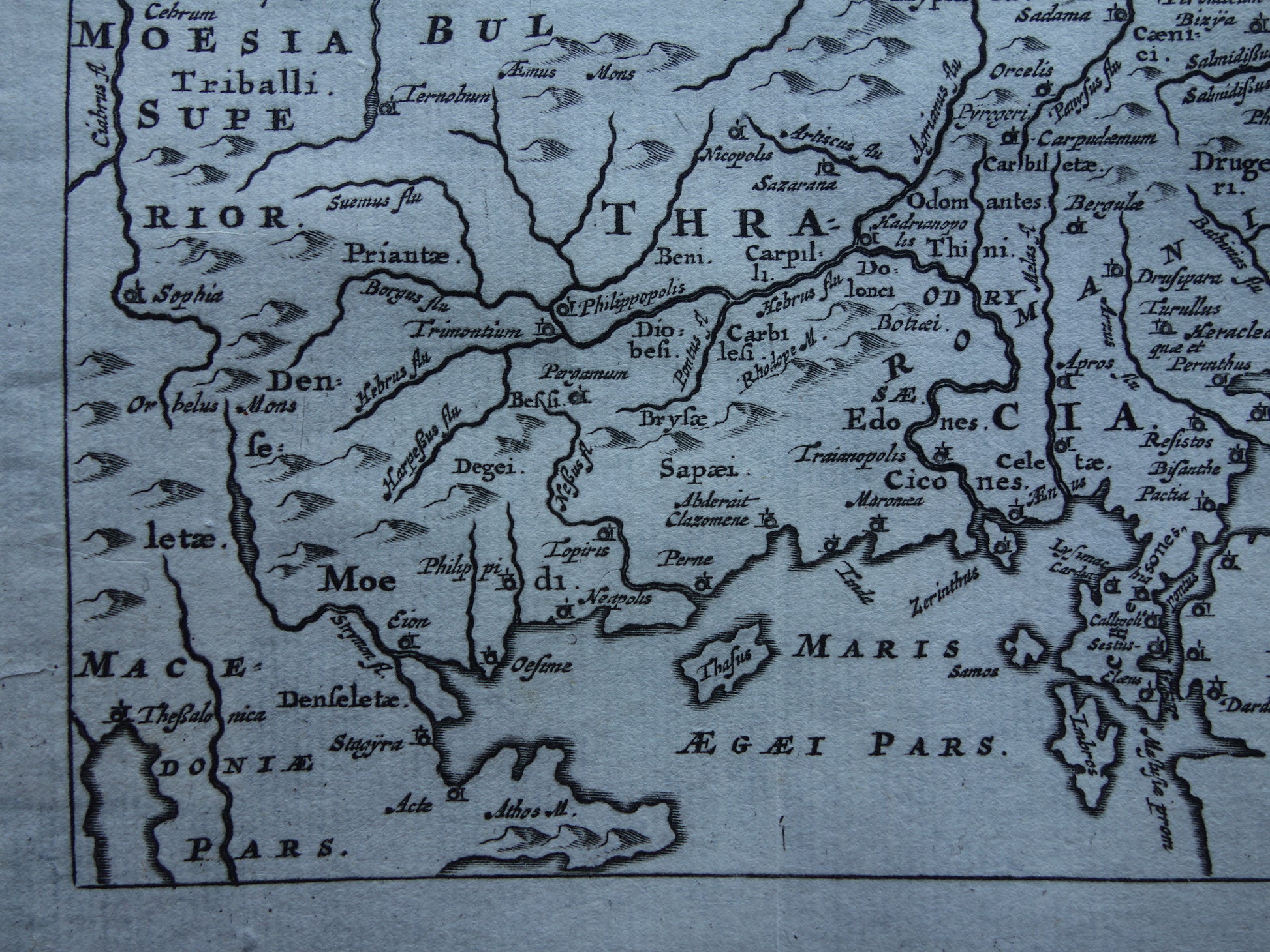 Het historische Thracië op het huidige grensgebied van Bulgarije, Griekenland en Turkije.