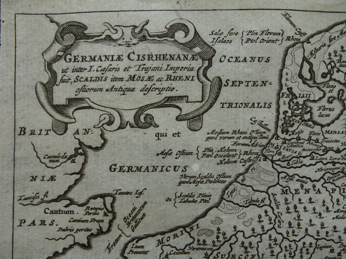 Germaniae Cisrhenane Cluver map 1661