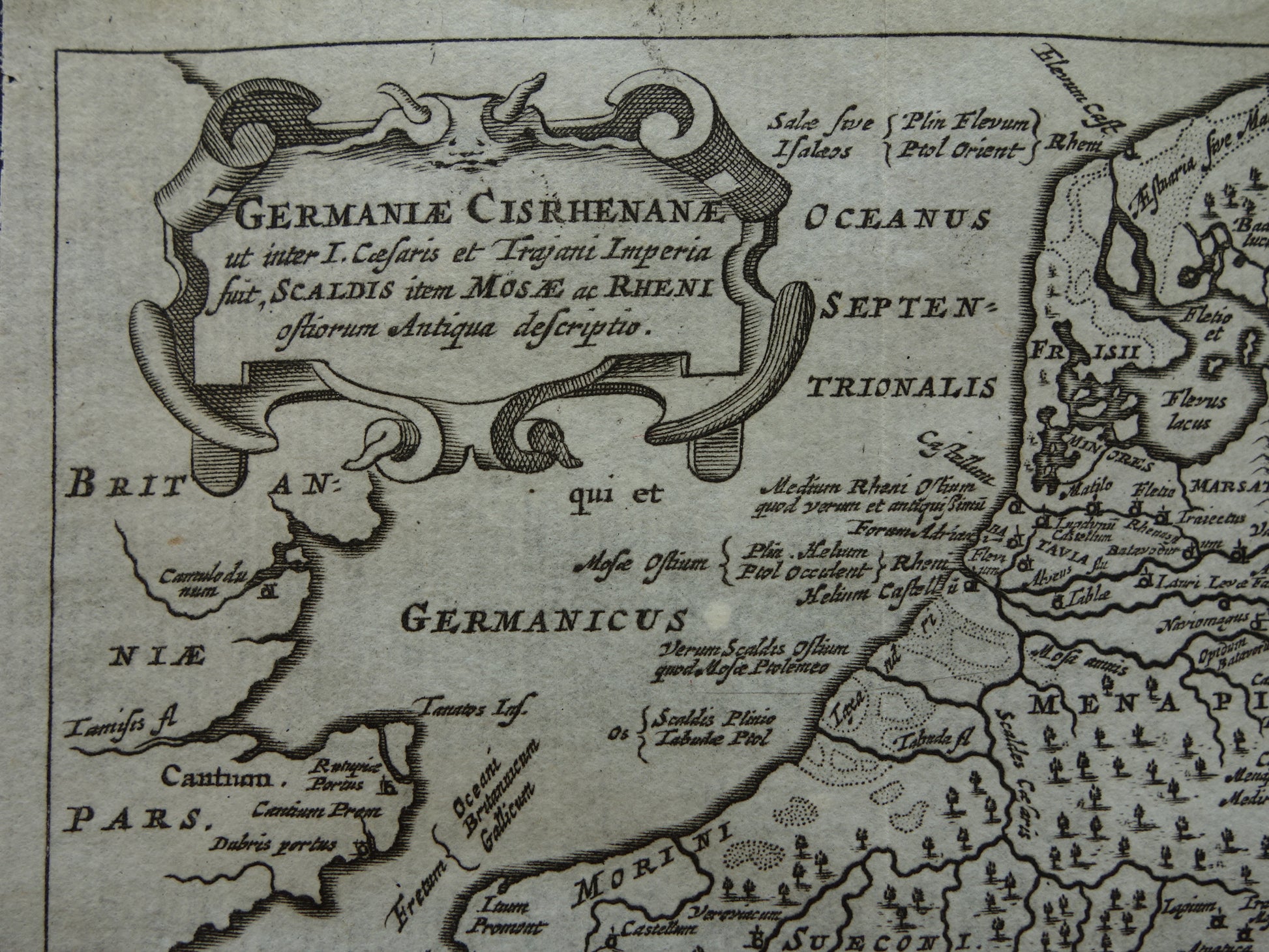 Germaniae Cisrhenane Cluver map 1661
